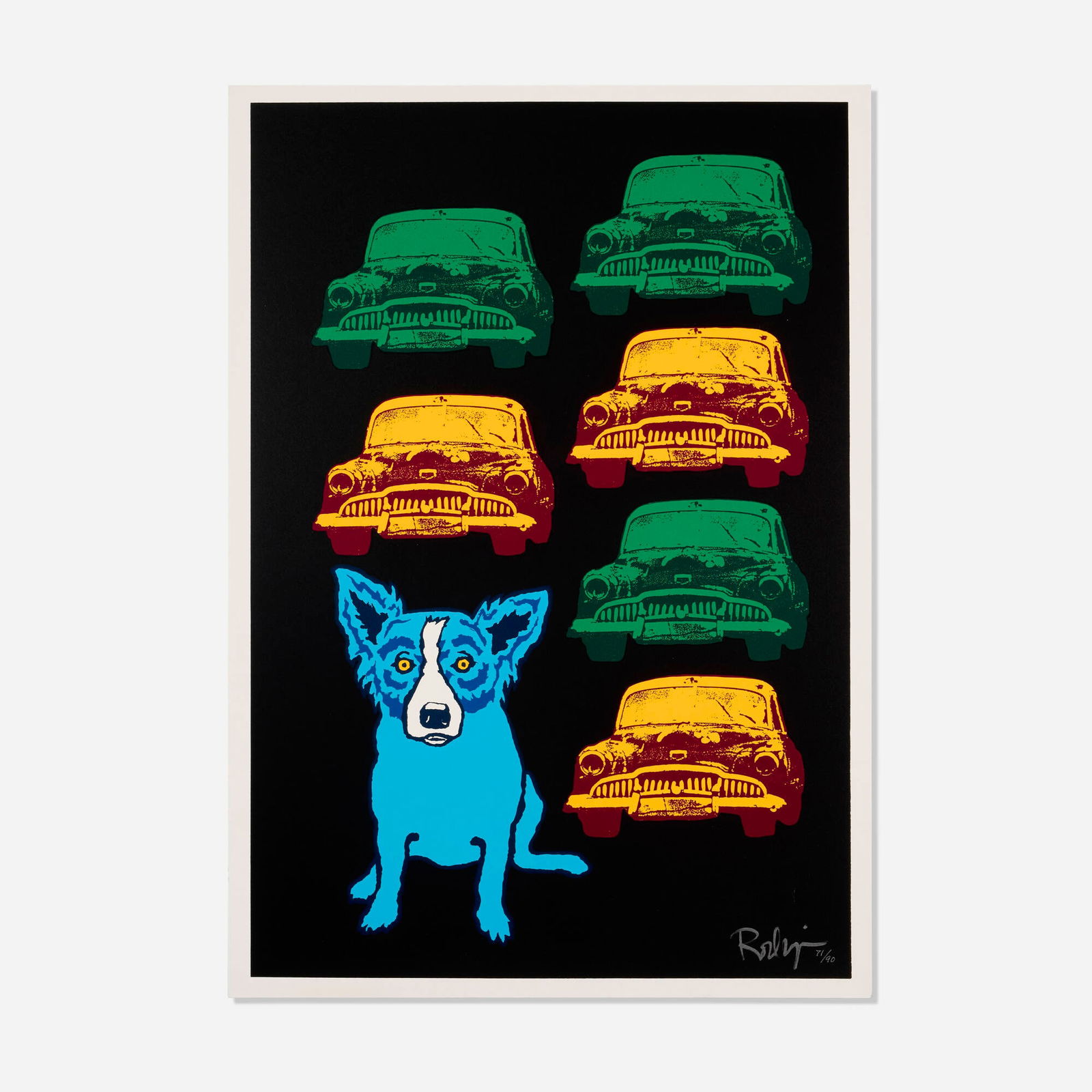 George Rodrigue, Junkyard Dog (1 of 3)