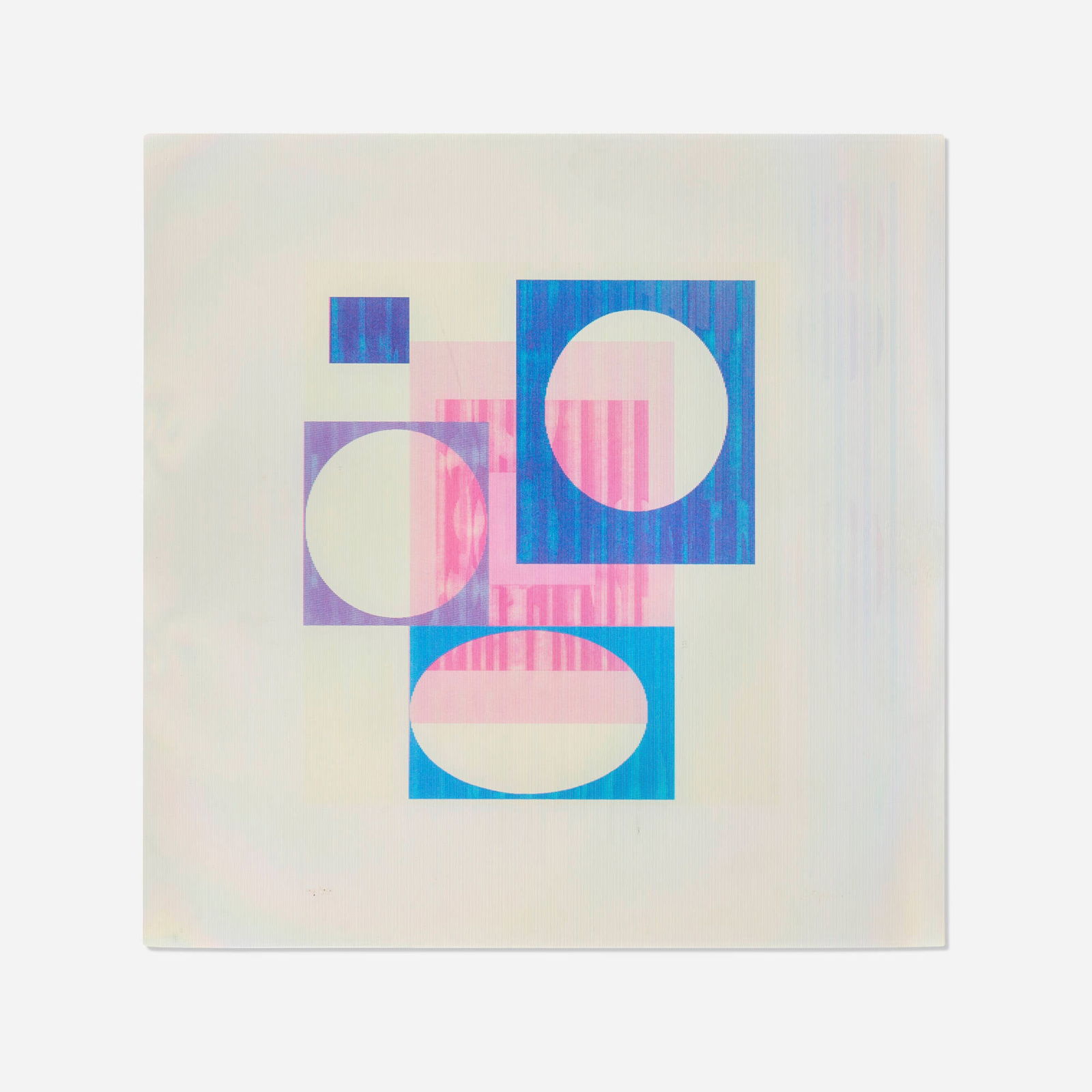 Yaacov Agam, Yellow Haze: Yaacov Agam Yellow Haze 1995Agamograph 14.25 h x 14 w in (36 x 36 cm) Signed to lower right 'Agam'. Titled to verso 'Yellow Haze'. This work is from the edition of 99. This