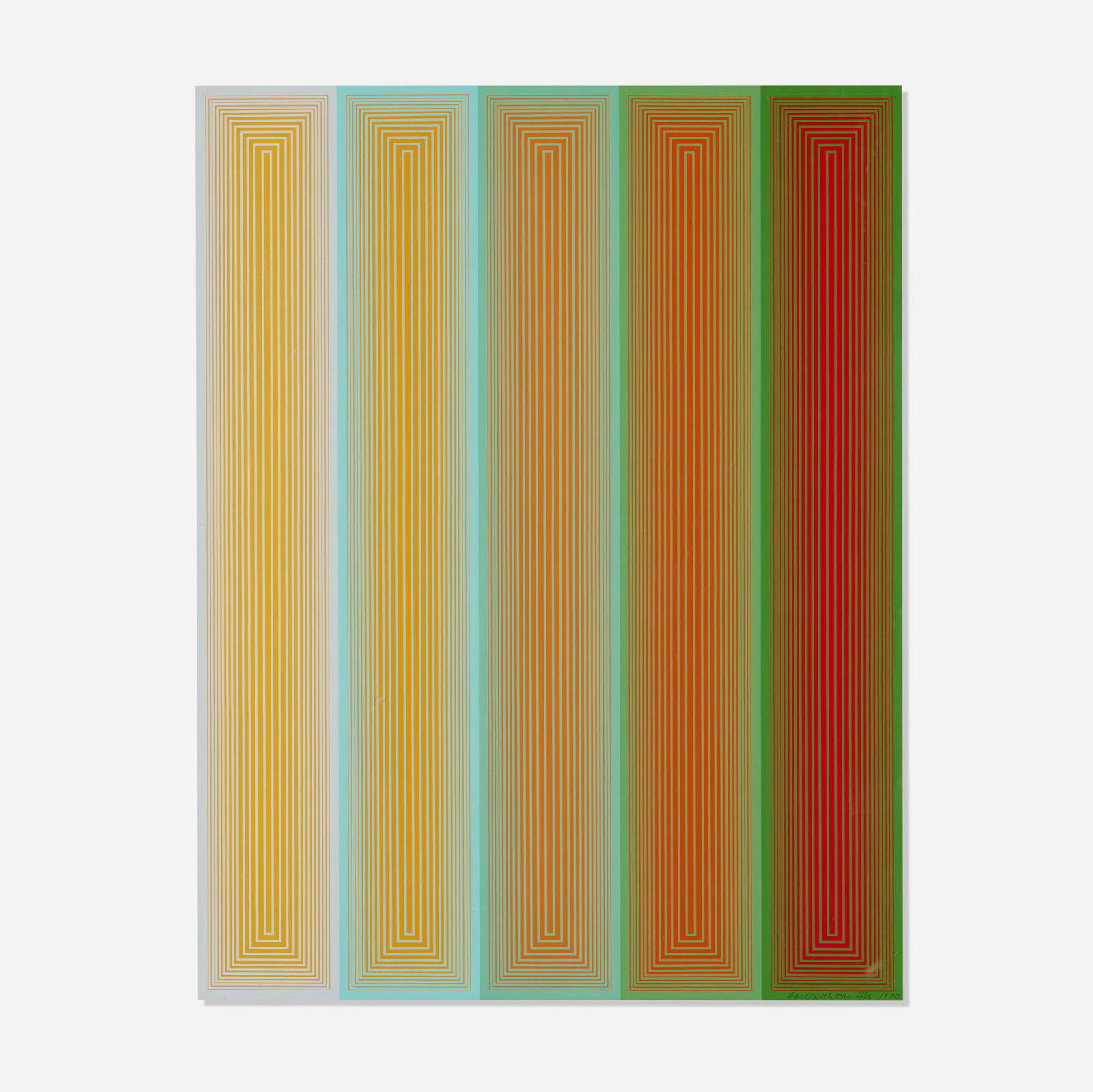 Richard Anuszkiewicz, Grandeur (from the Inward Eye portfolio) (1 of 4)