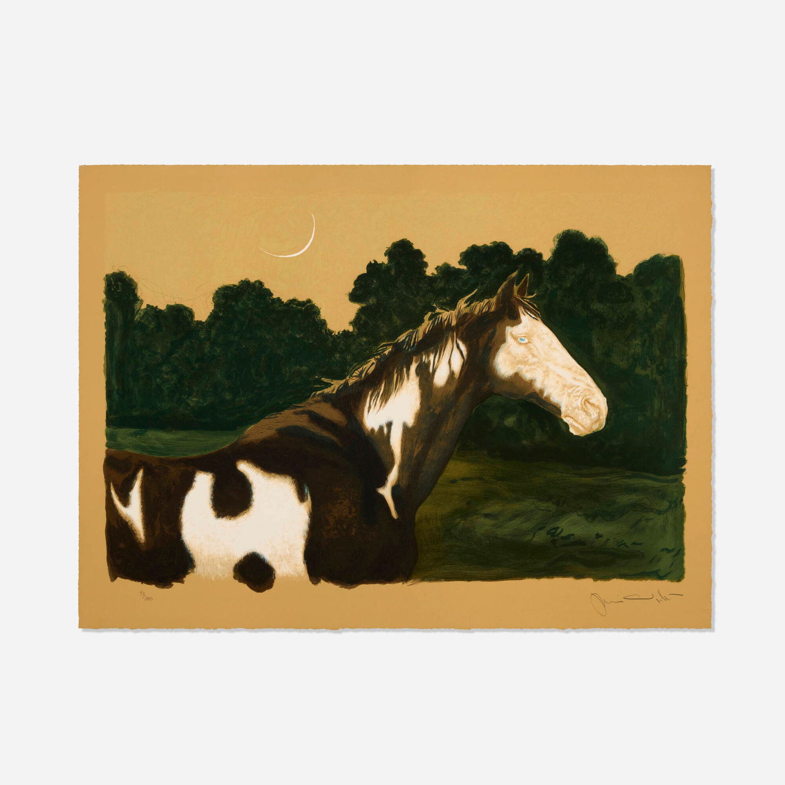 Jamie Wyeth, Moon and the Horse (1 of 3)