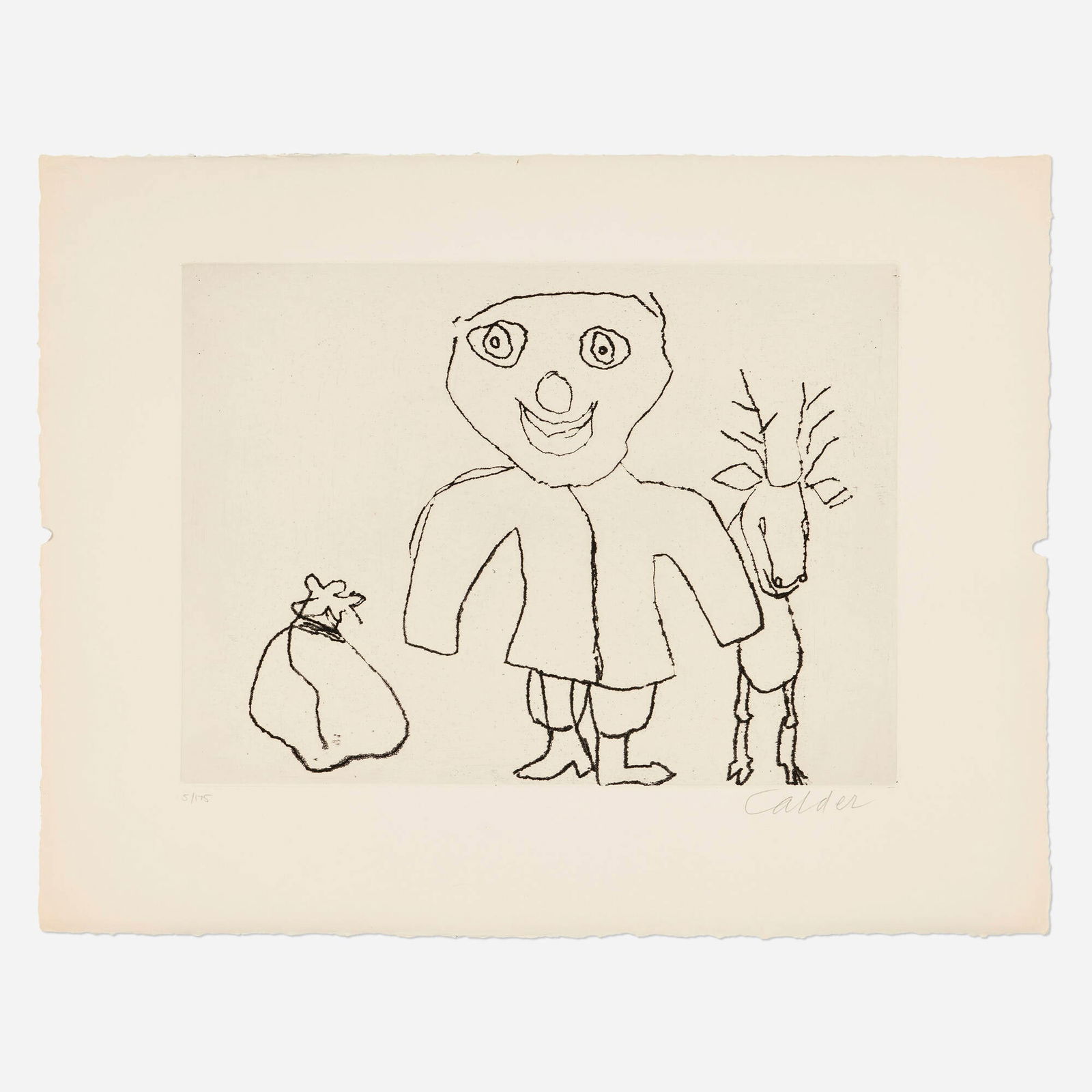 Alexander Calder, Untitled (Santa Claus II) (1 of 3)