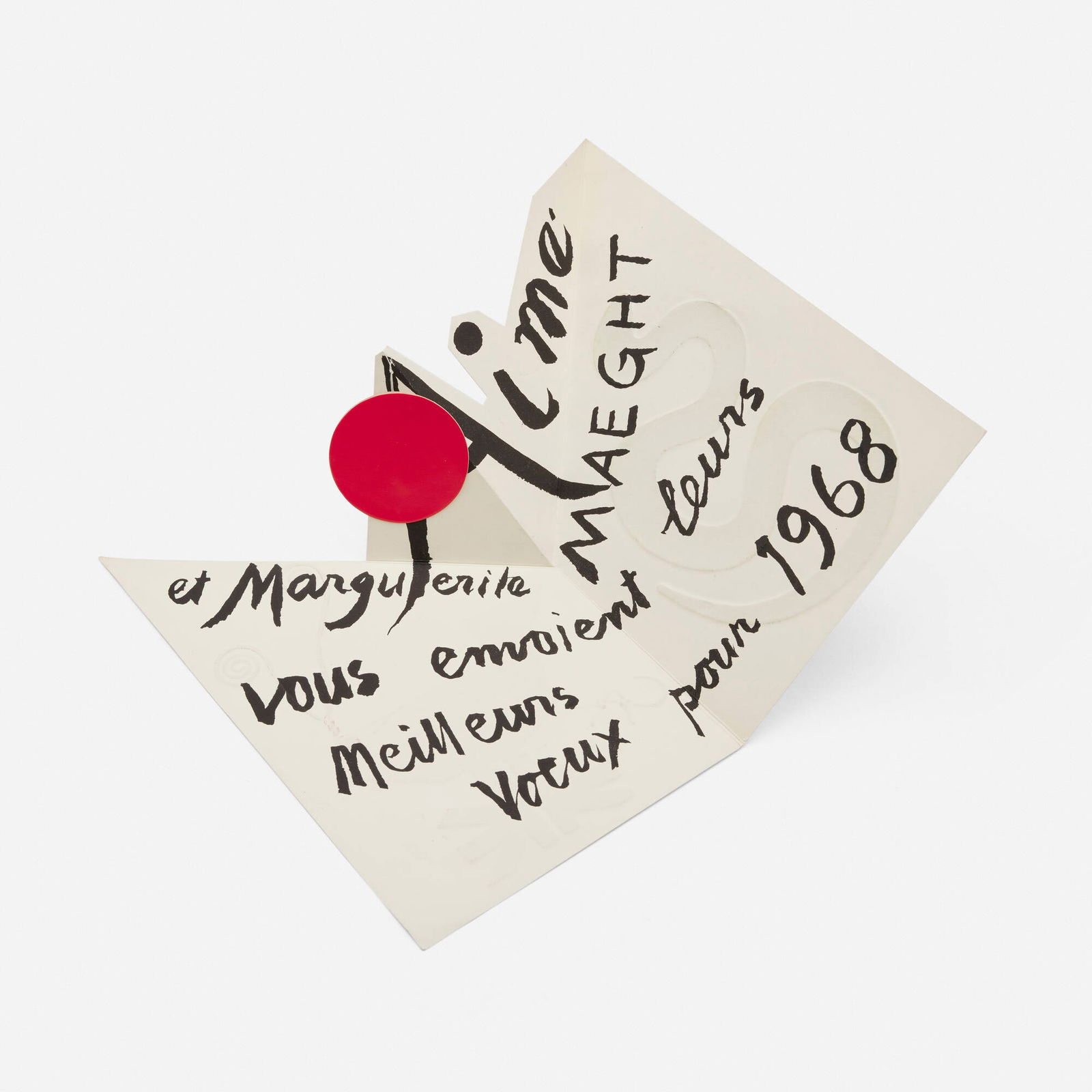 Alexander Calder / Maeght sculpted holiday card (1 of 6)