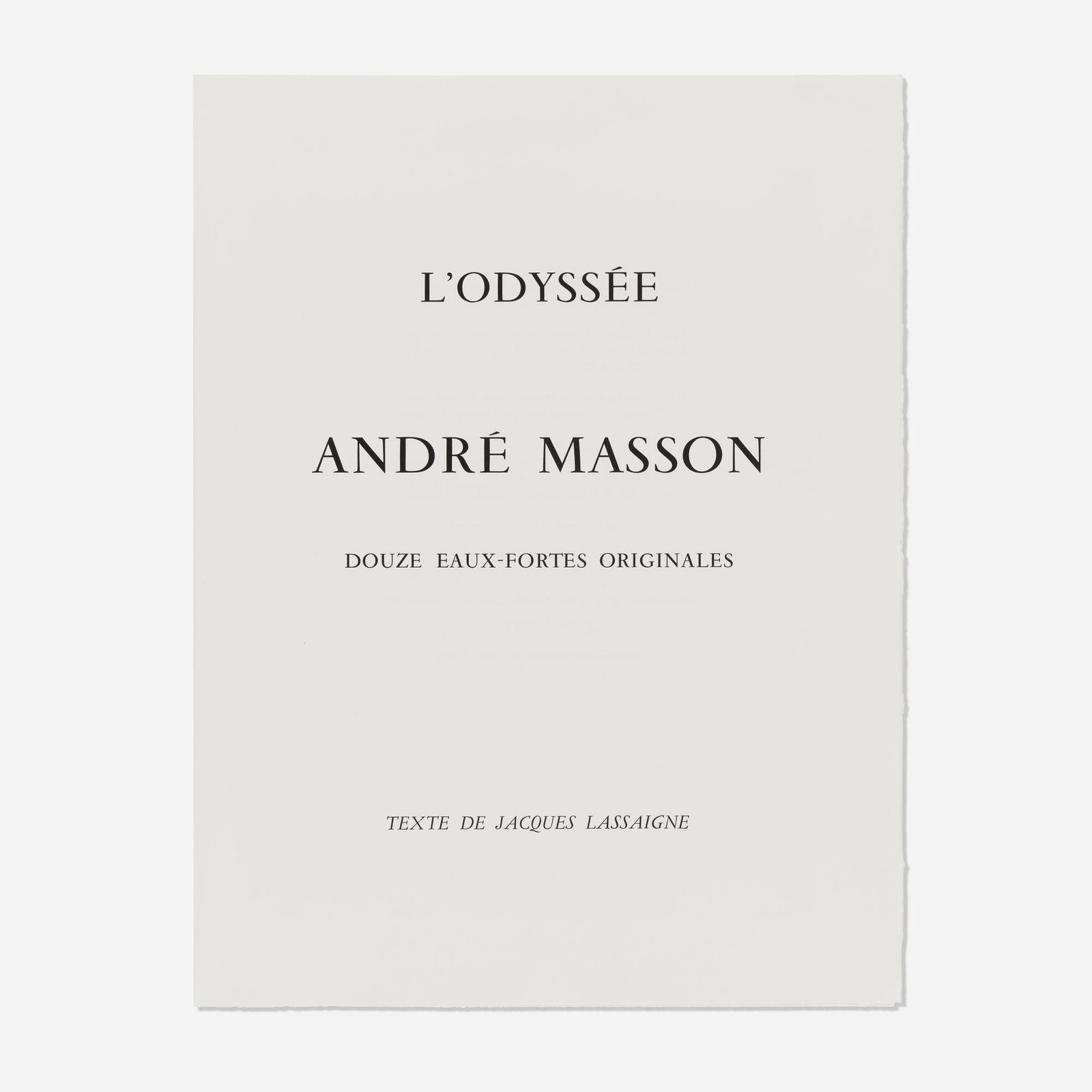 Andre Masson, L'Odyssee - 3