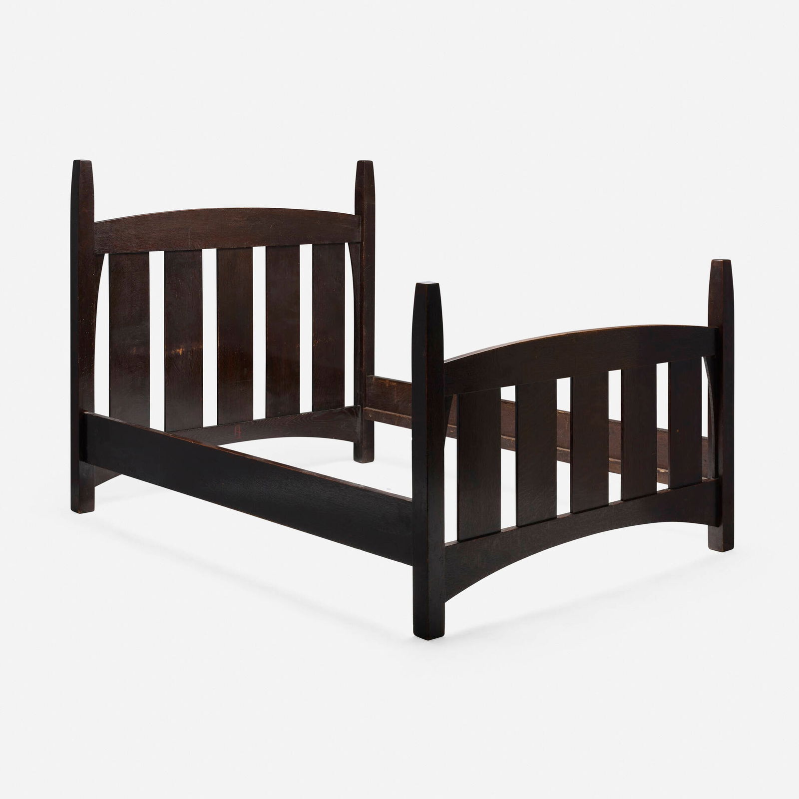 Harvey Ellis for Gustav Stickley, Rare full-size bed (1 of 4)