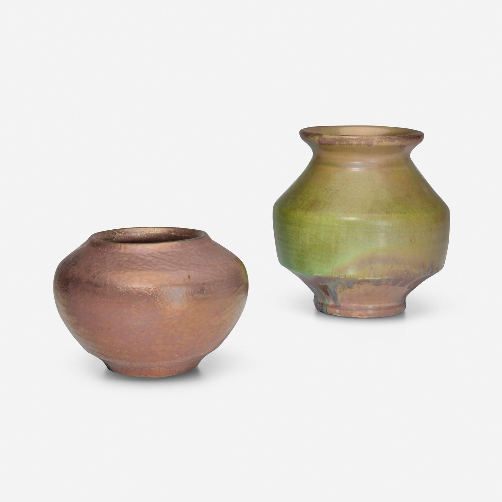 Pewabic Pottery, Vases, set of two (1 of 4)