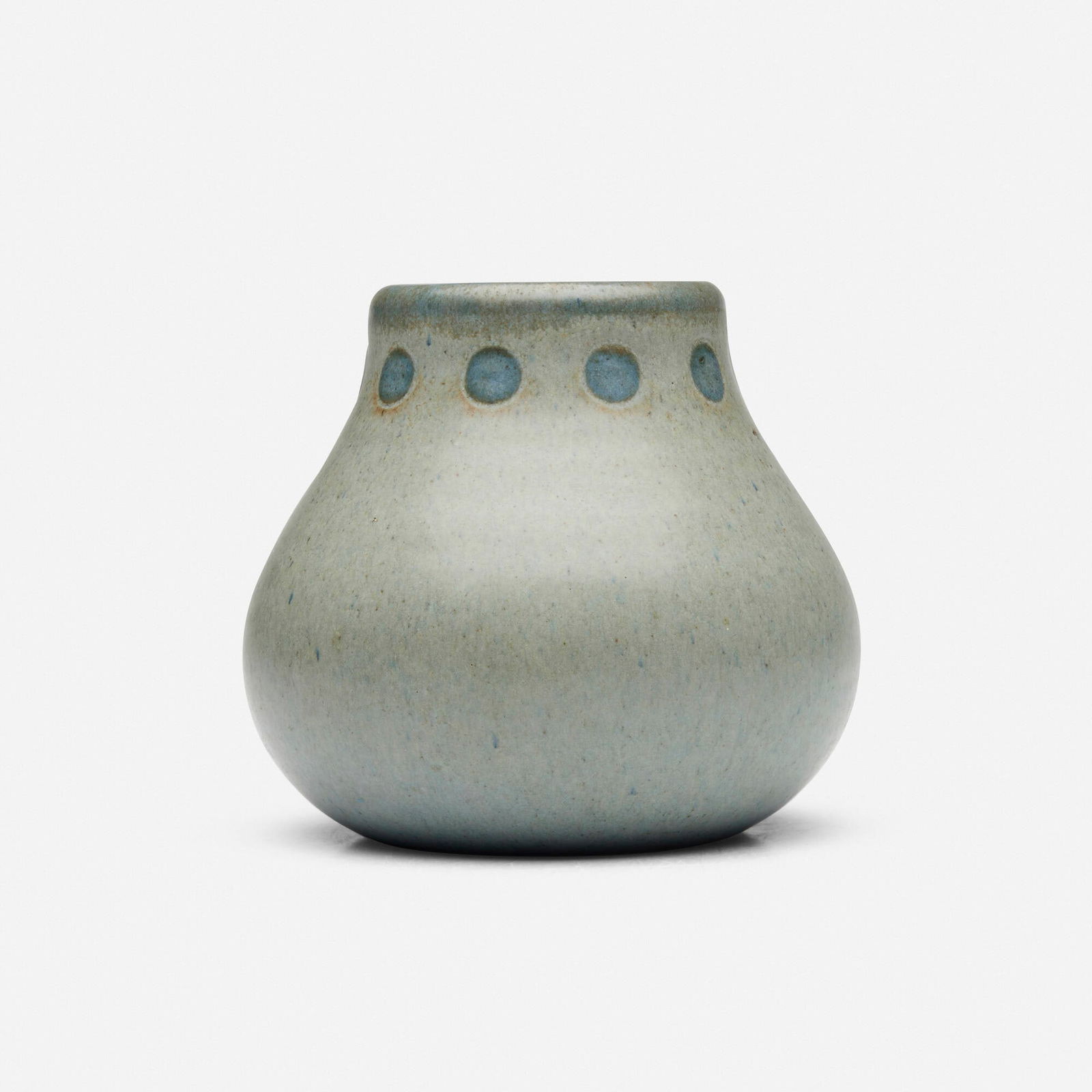Arthur Baggs and Sarah Tutt for Marblehead Pottery, Vase with dots (1 of 4)