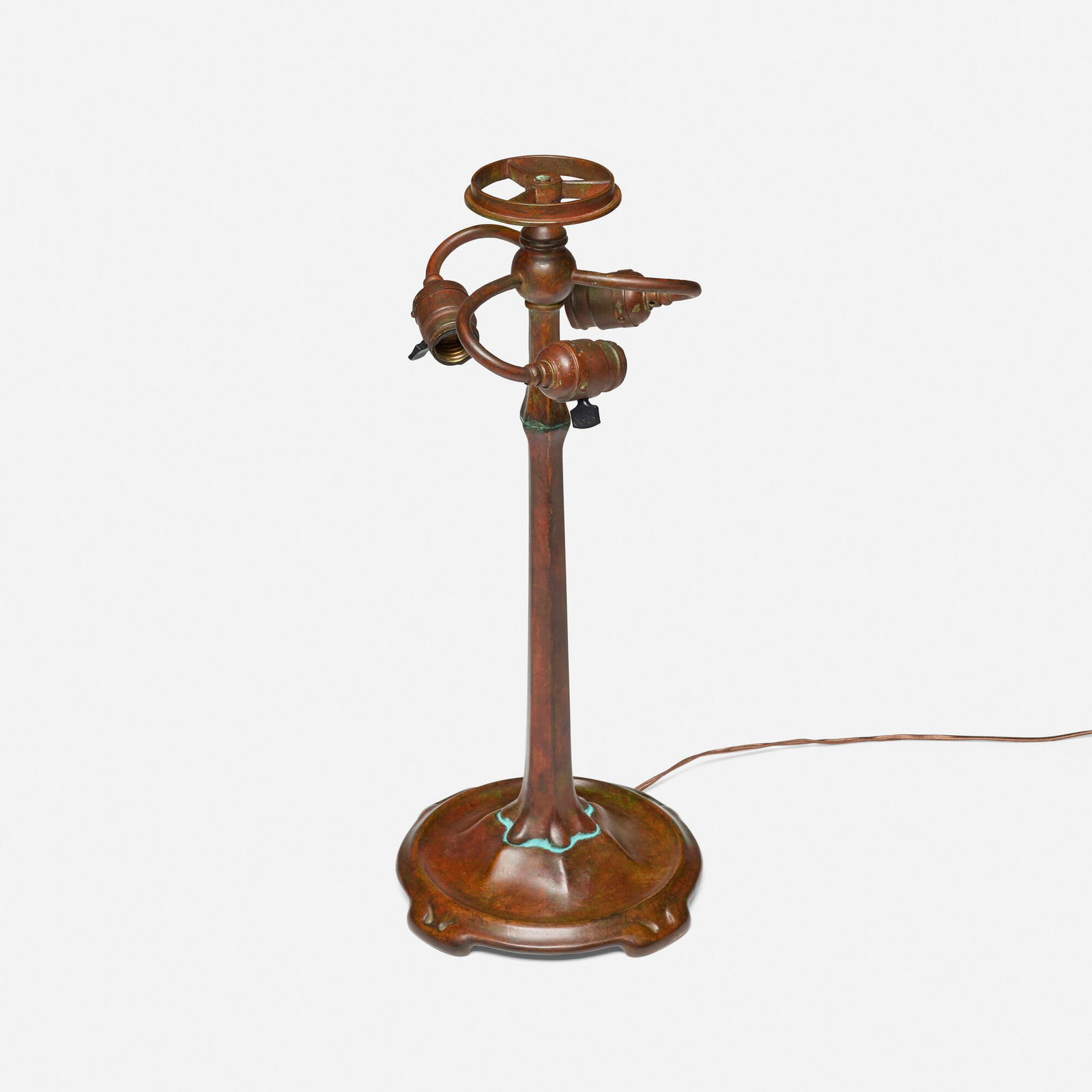 Tiffany Studios, Library Standard table lamp base - 3