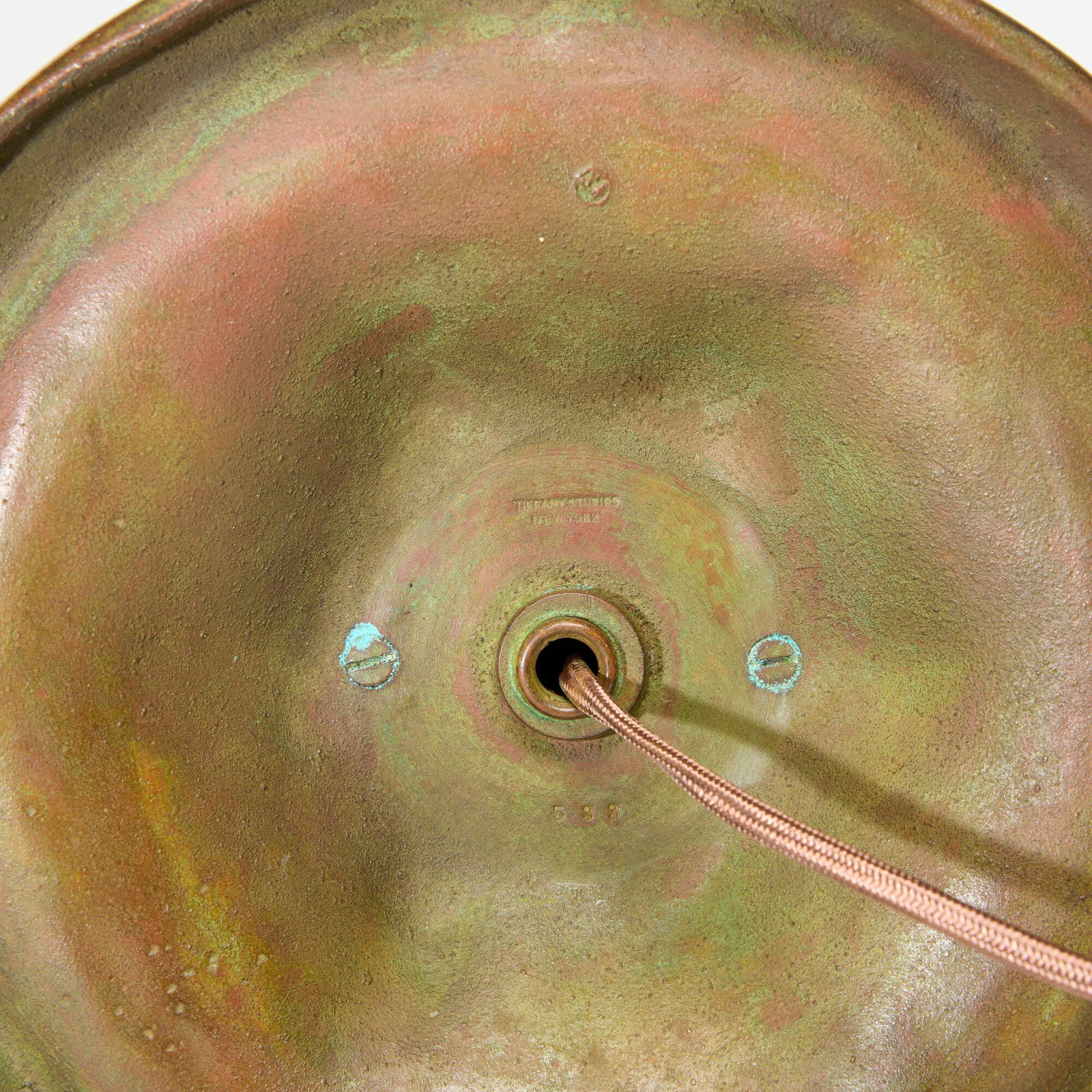 Tiffany Studios, Library Standard table lamp base - 4