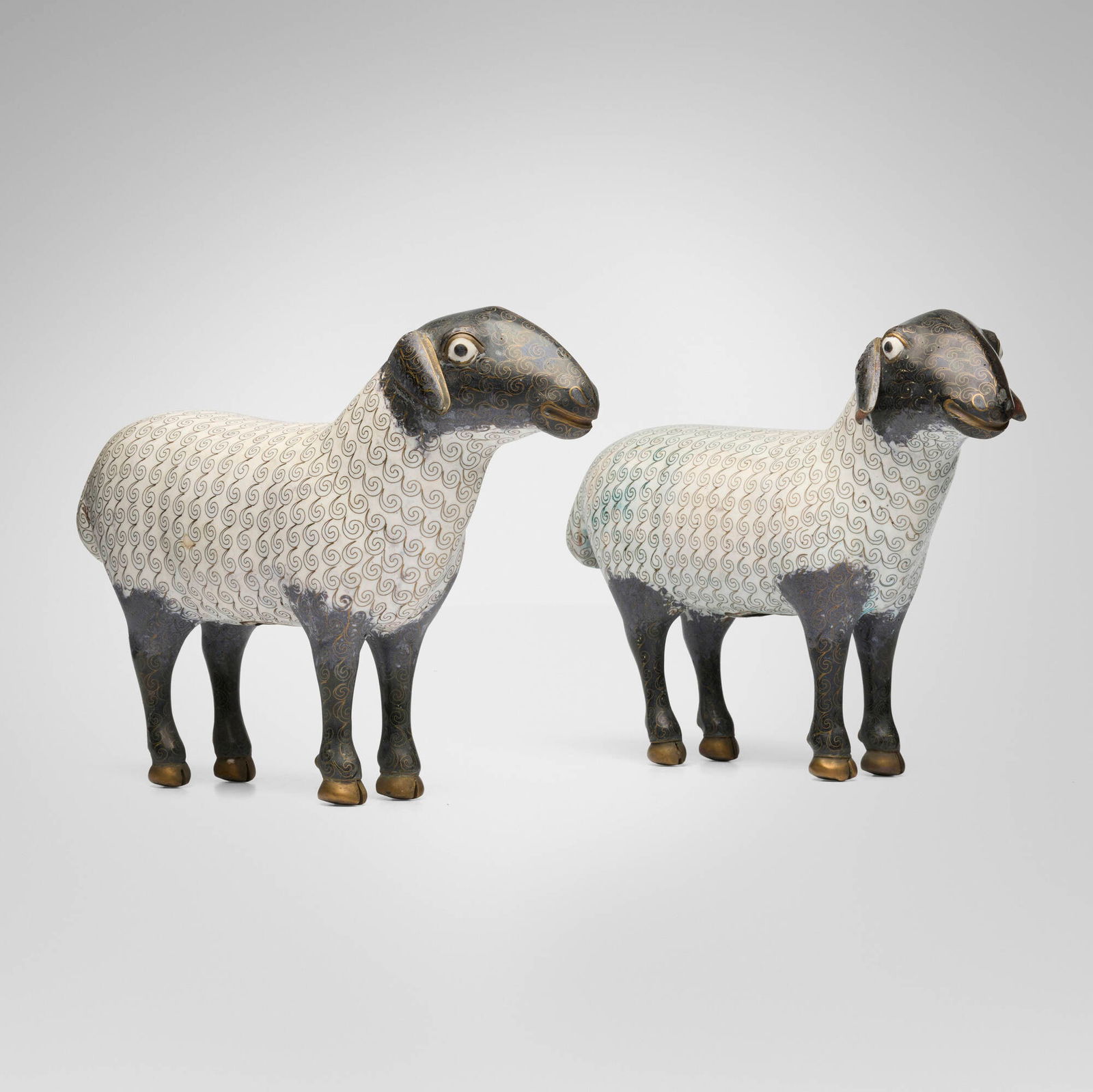 Chinese, Sheep, pair - 2