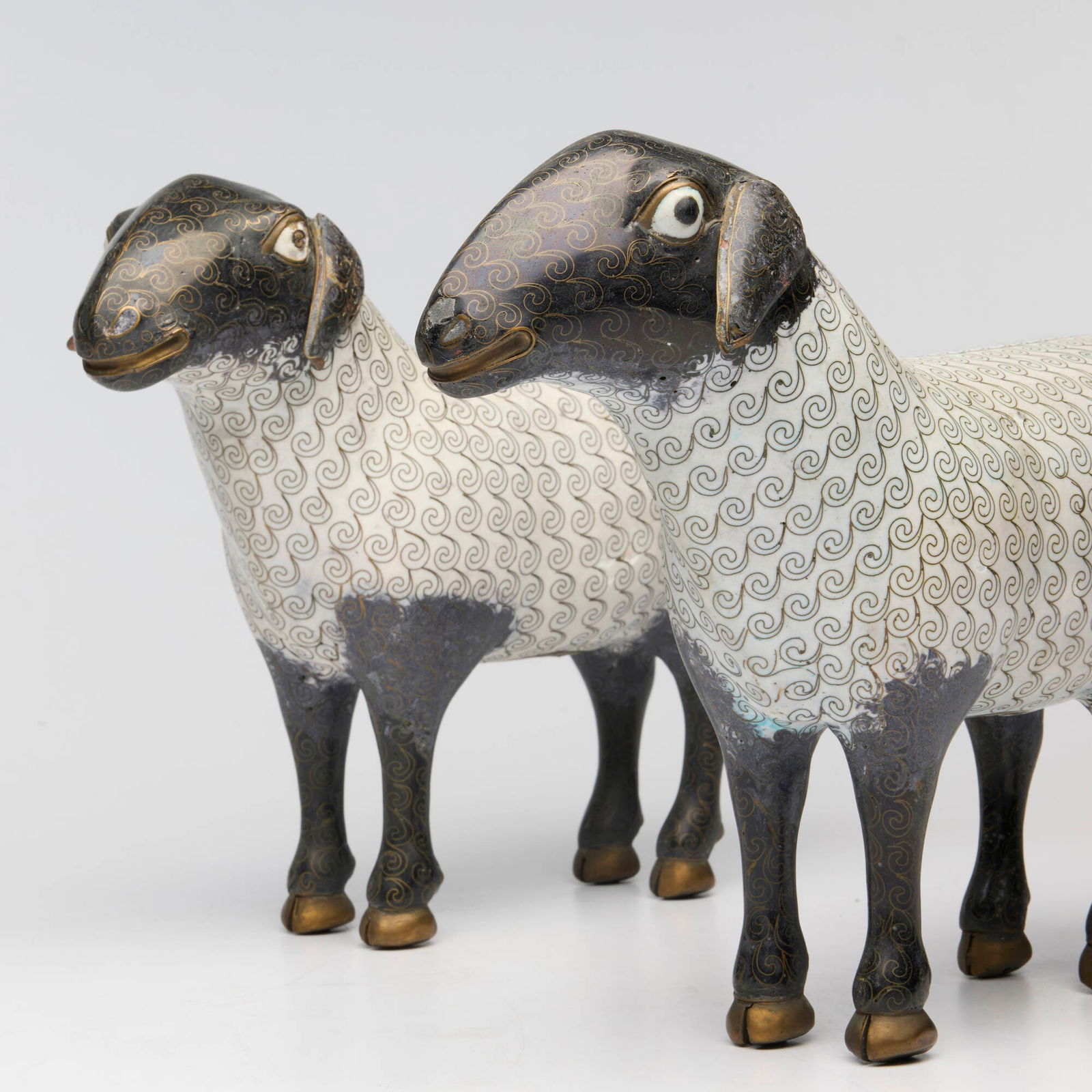 Chinese, Sheep, pair - 3