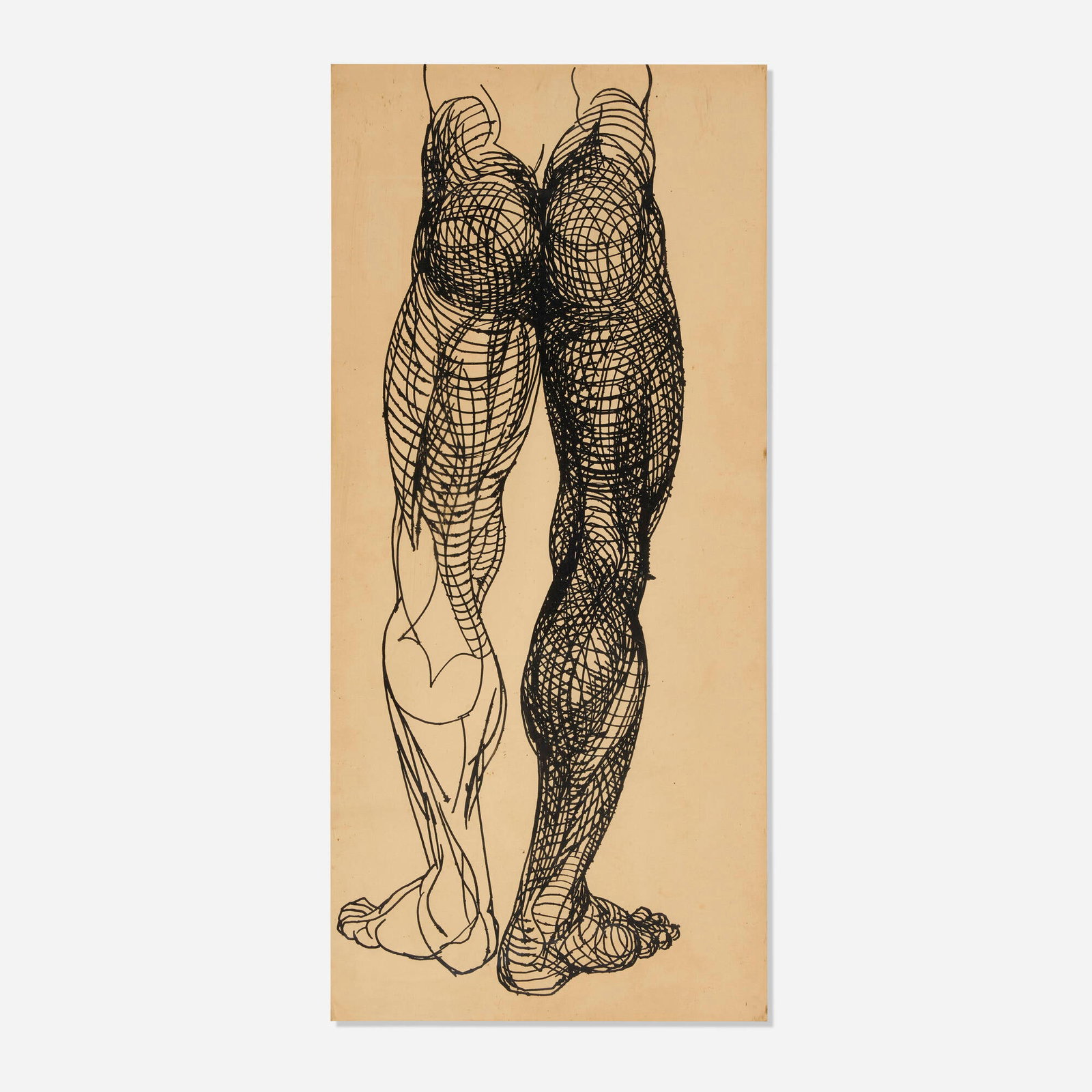 20th Century, Untitled (Line drawing of a man) (1 of 4)