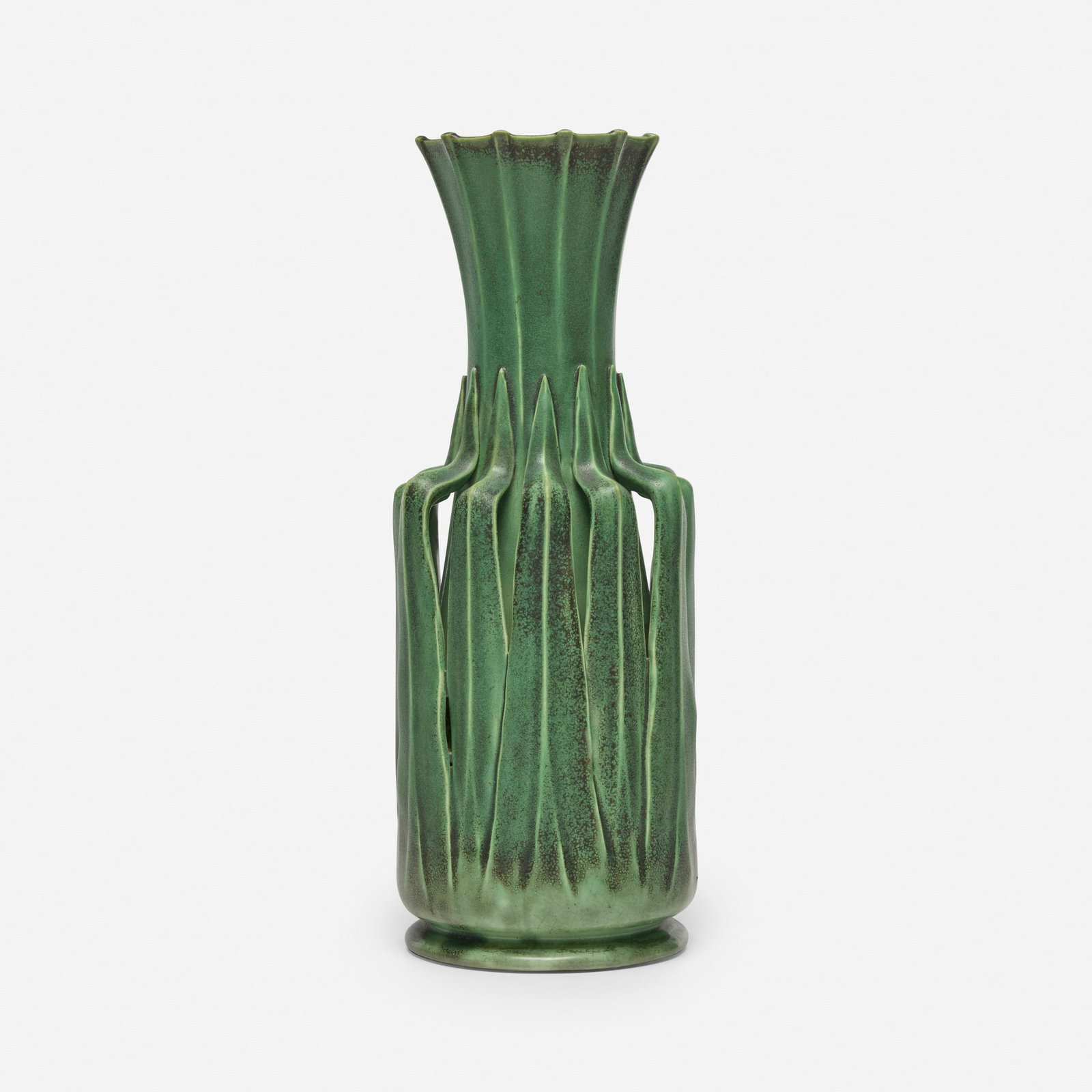 William J. Dodd for Teco Pottery, Reticulated vase, model 85 (1 of 4)