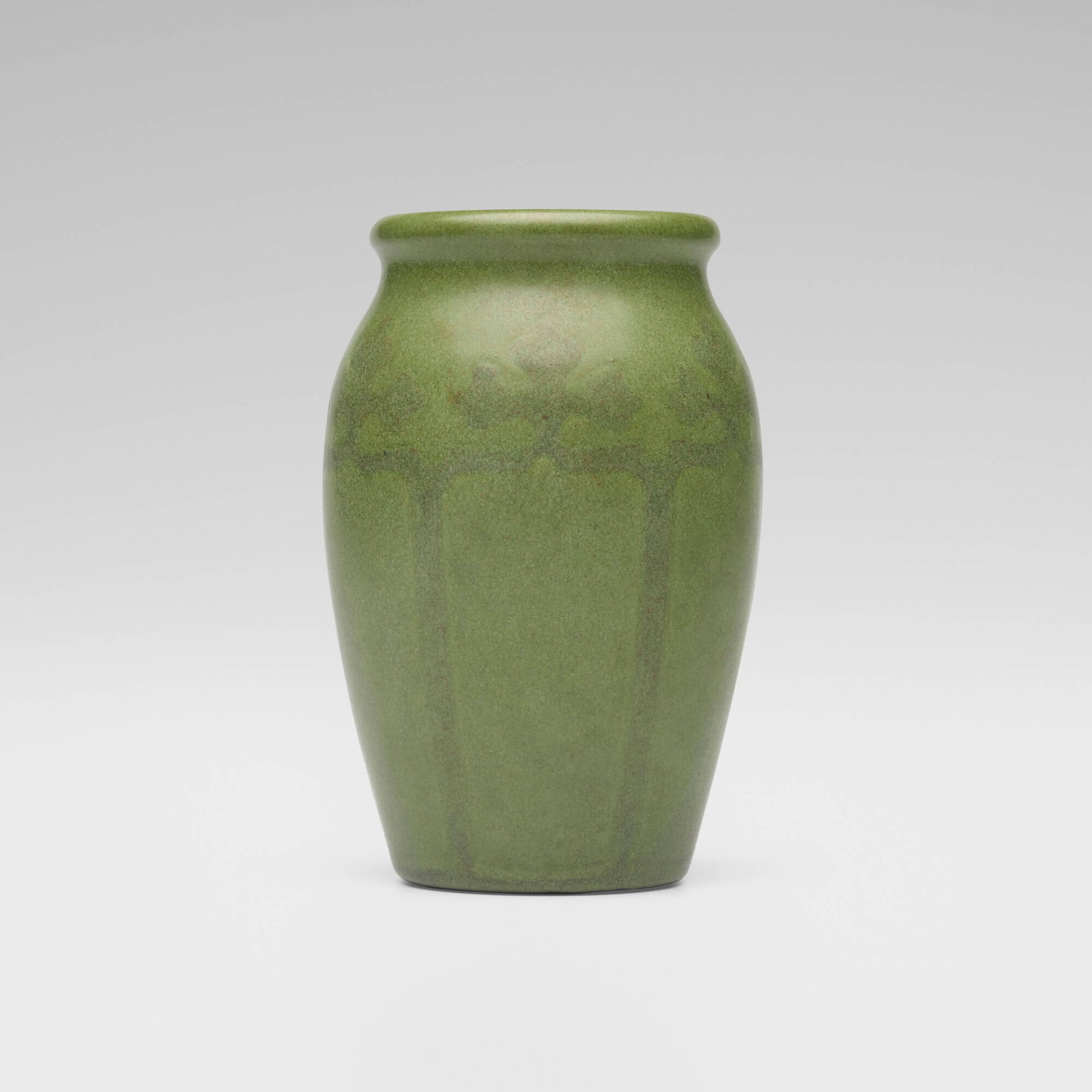 Marblehead Pottery, Vase with conventionalized leaves (1 of 4)