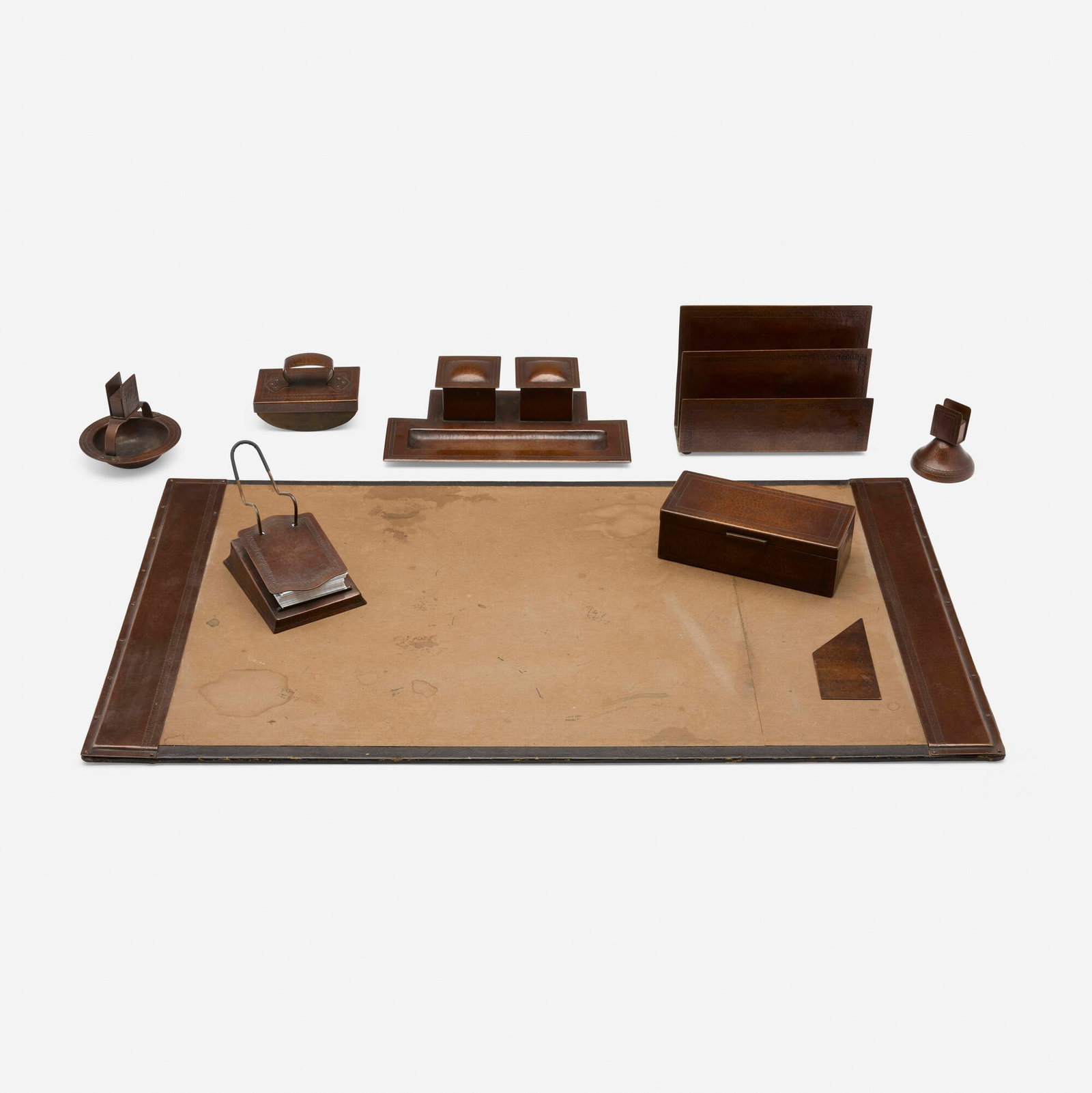 Dirk van Erp, Nine-piece desk set (1 of 5)