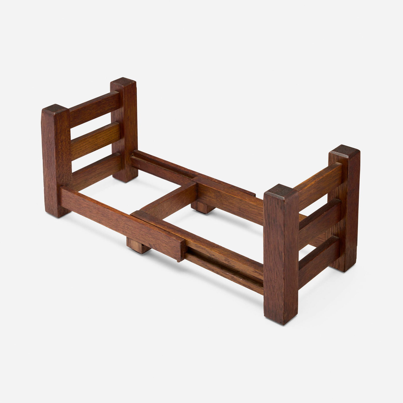Gustav Stickley, Adjustable book rack - 3