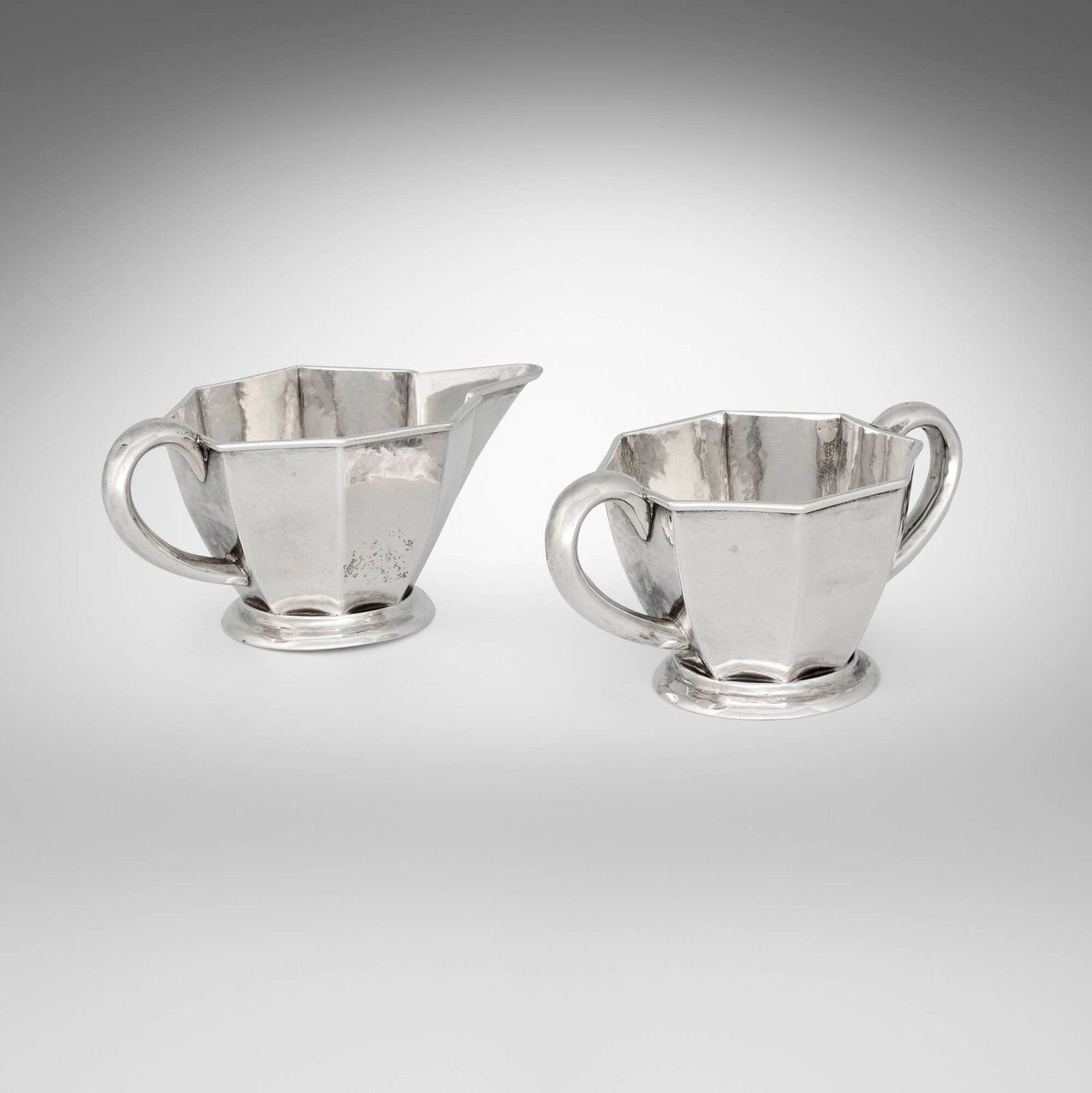 The Kalo Shop, Early creamer and sugar set (1 of 5)