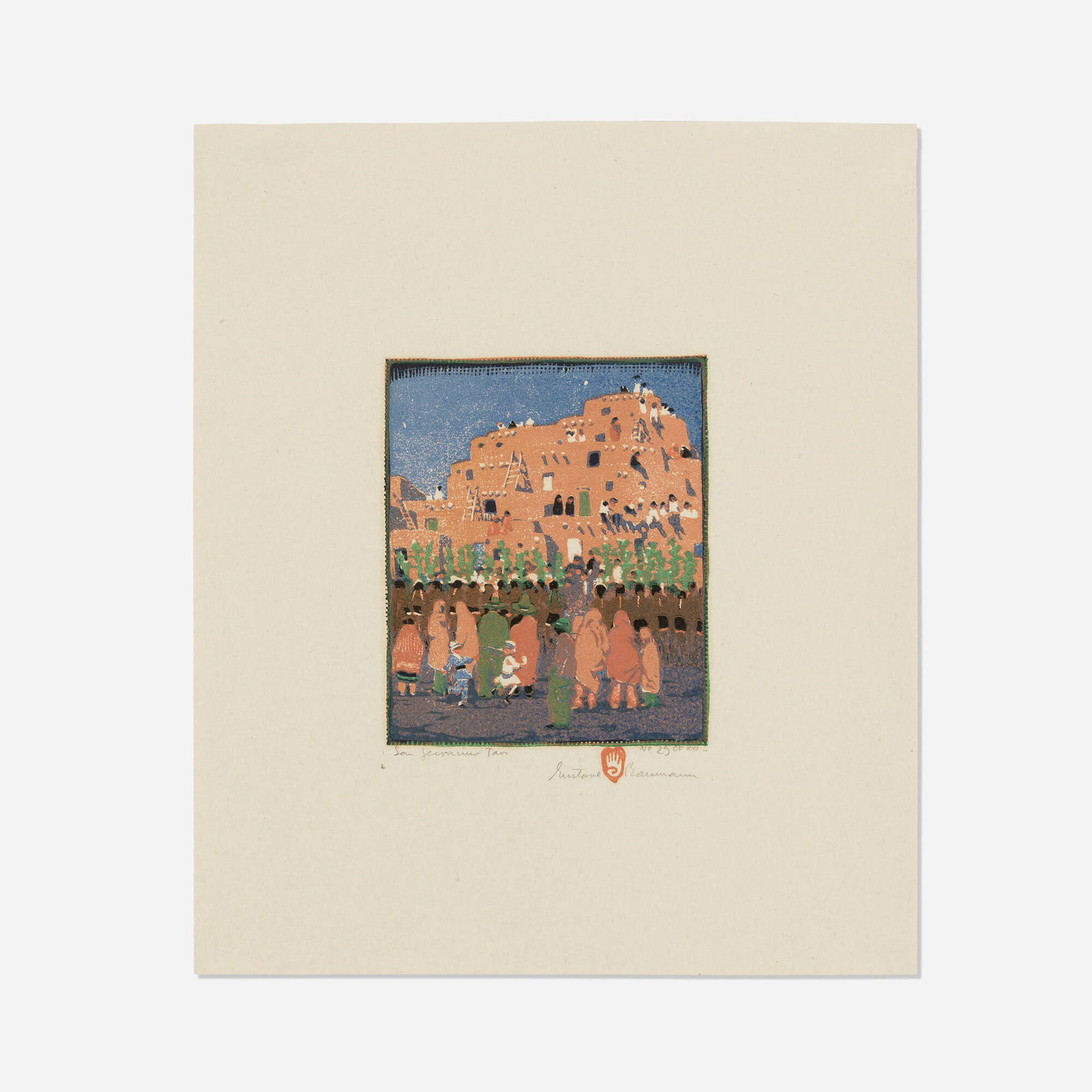 Gustave Baumann, San Geronimo Taos (1 of 3)