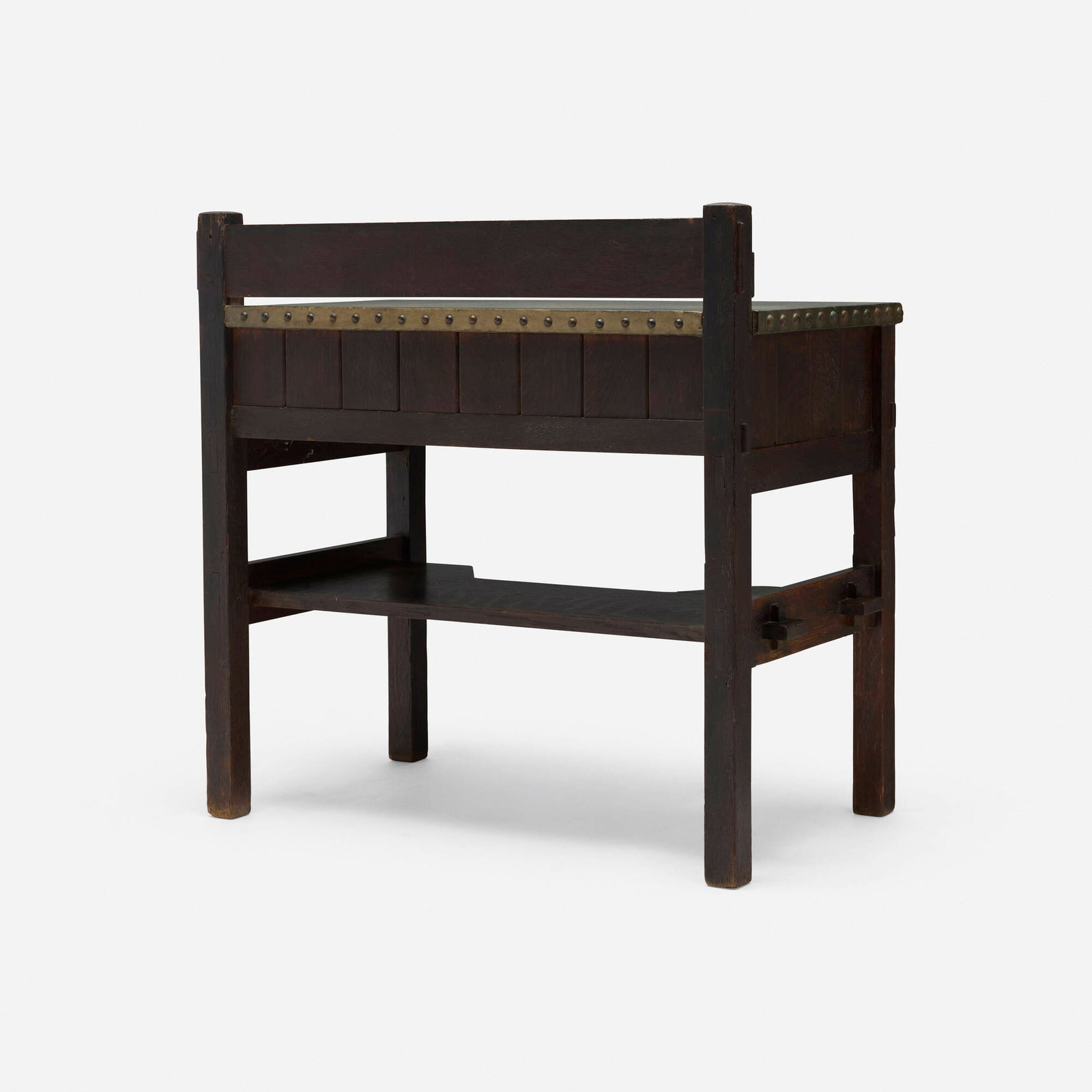 Gustav Stickley, Early library table desk - 3