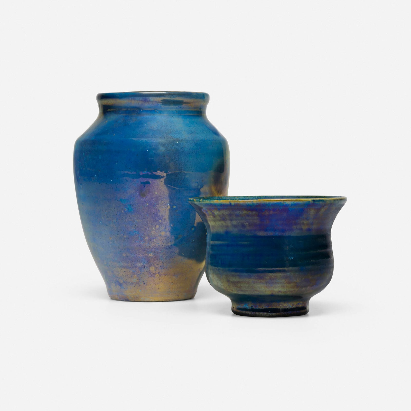 Pewabic Pottery, Vases, set of two (1 of 4)