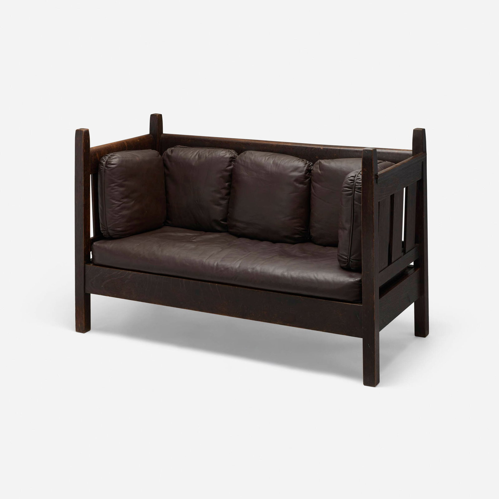 Gustav Stickley, Settle, model 206 - 5