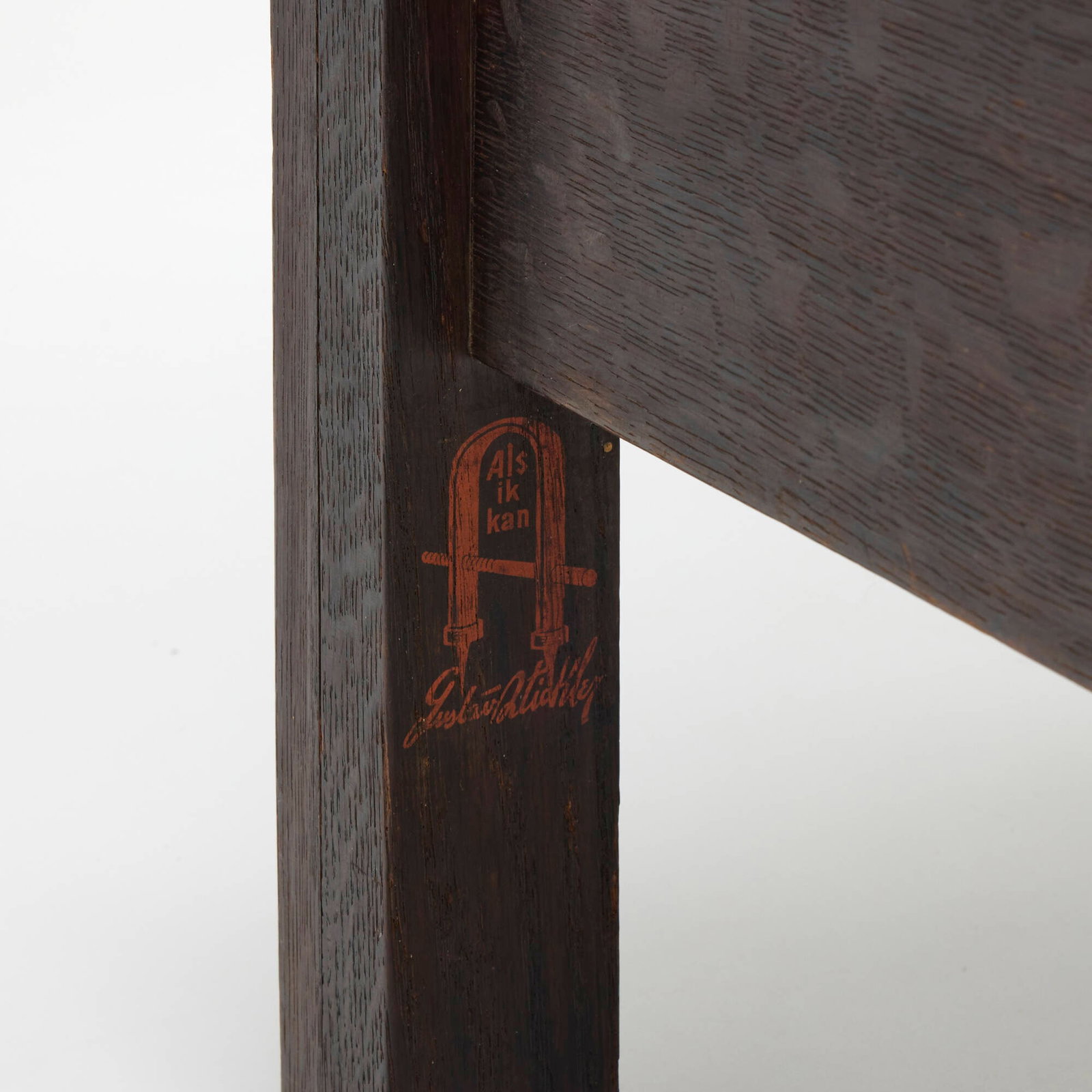 Gustav Stickley, Settle, model 206 - 6