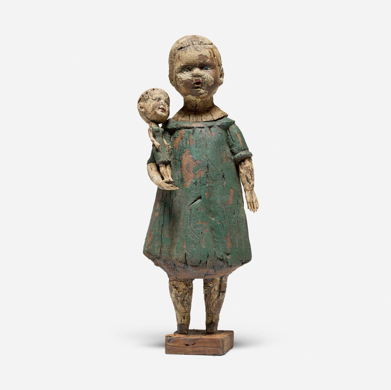Margaret Keelan, Untitled (Young Girl in Dress with a Doll) (1 of 6)