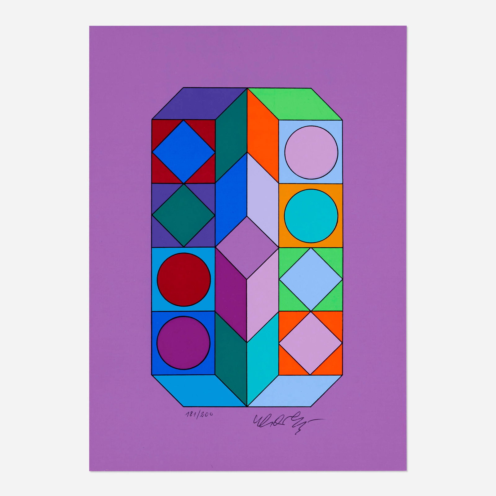 Victor Vasarely, Sonora IV (1 of 3)
