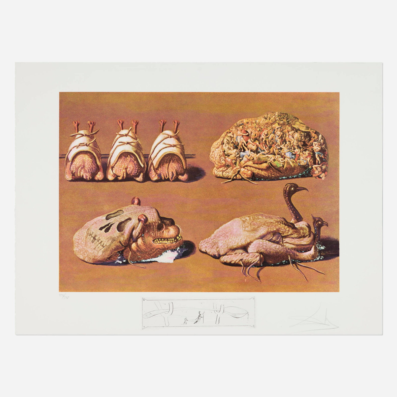 Salvador Dali, Princely Plier Caprices (from the Les diners de Gala suite) (1 of 3)
