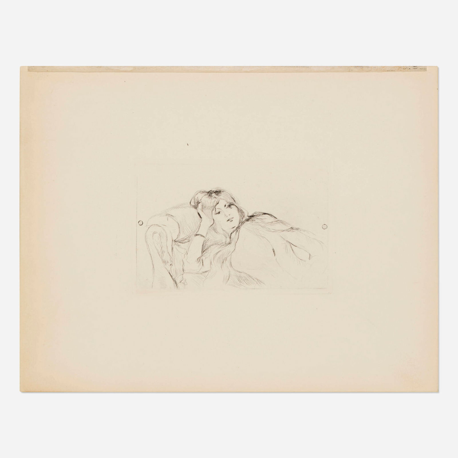 Berthe Morisot, Young Woman Reclining (1 of 3)