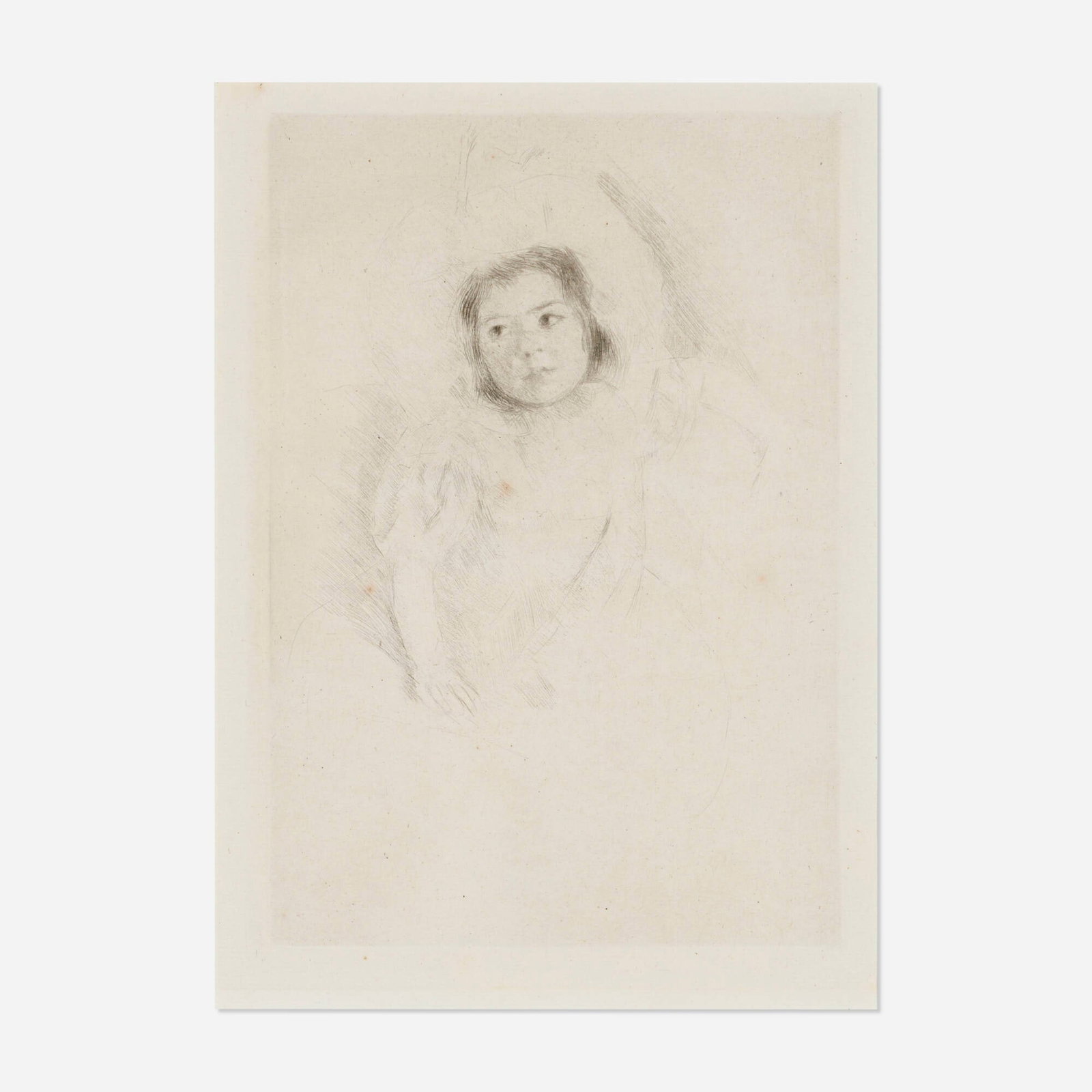 Mary Cassatt, Margot Wearing a Bonnet (No. 1) (1 of 4)