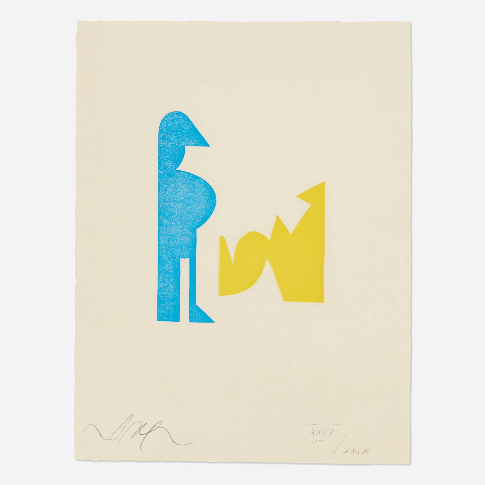 Jean (Hans) Arp, Puel I (from the Gaston Puel portfolio): Jean (Hans) Arp Puel I (from the Gaston Puel portfolio) 1966 linocut in colors 12.75 h x 9.75 w in (32 x 25 cm) Signed and numbered to lower edge 'ARP XXXII/XXXVI'. This work is number 32