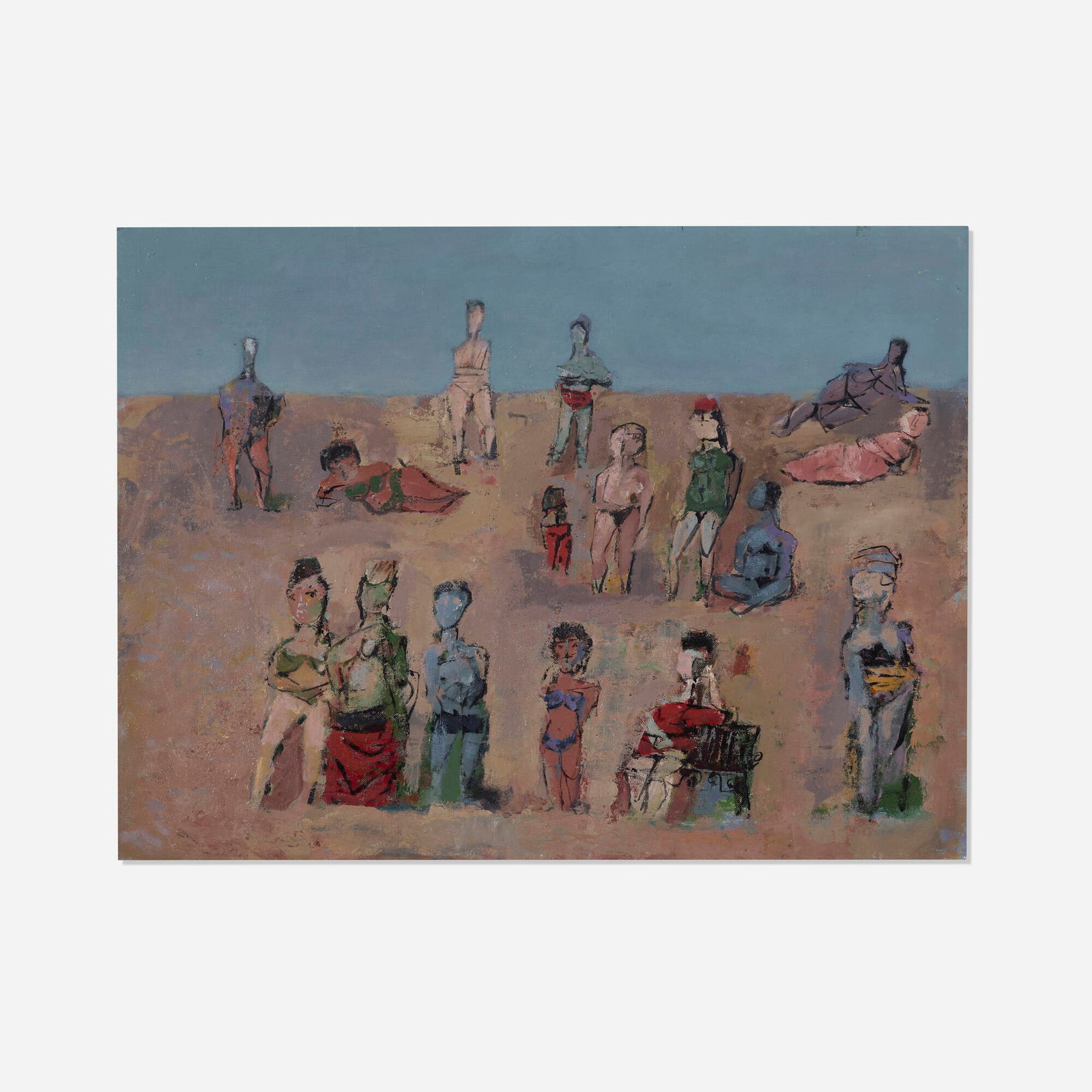 Arnold Blanch, Untitled (Beach Scene) (1 of 3)