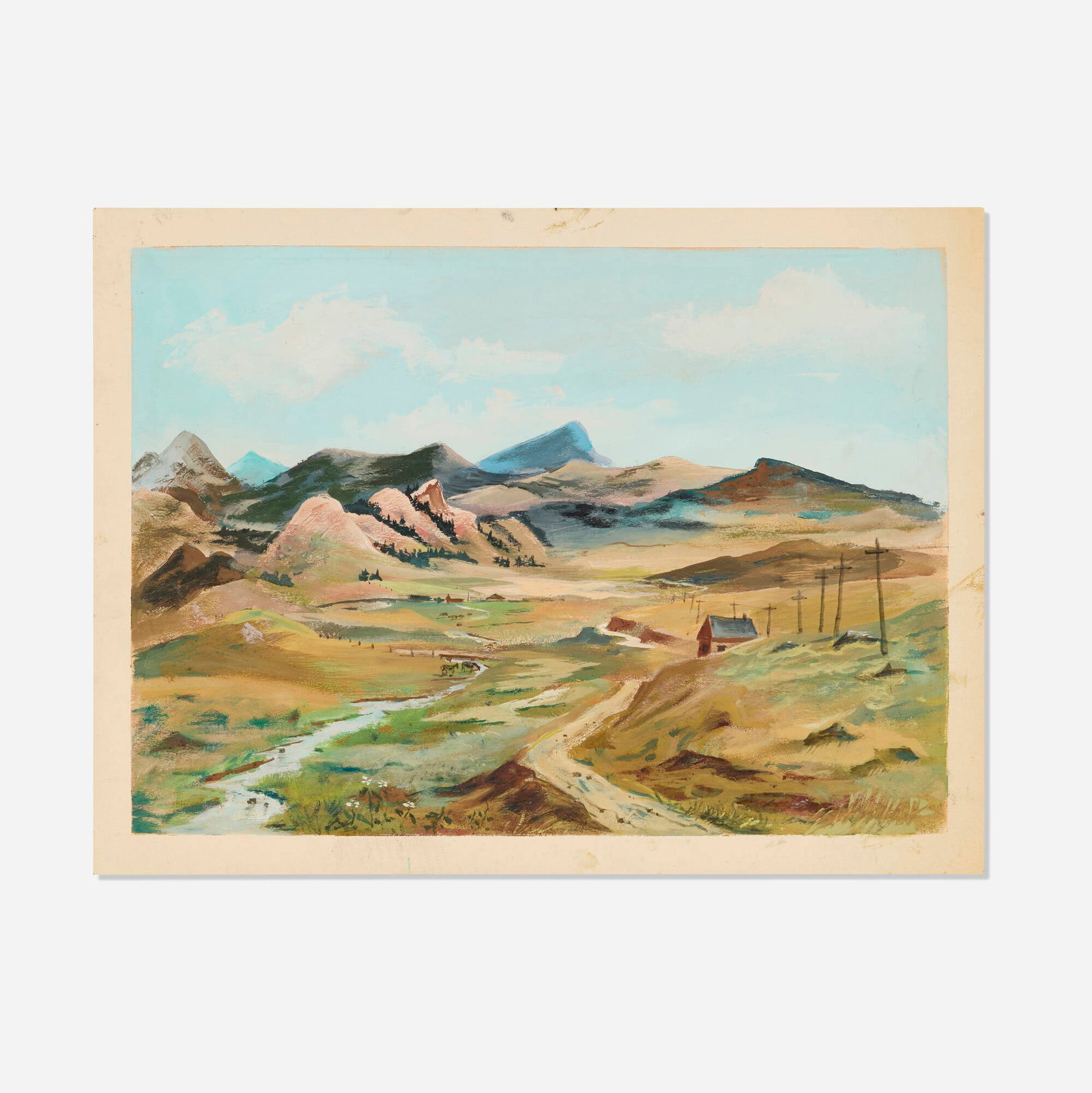 Arnold Blanch, Untitled (Mountain Landscape) (1 of 4)