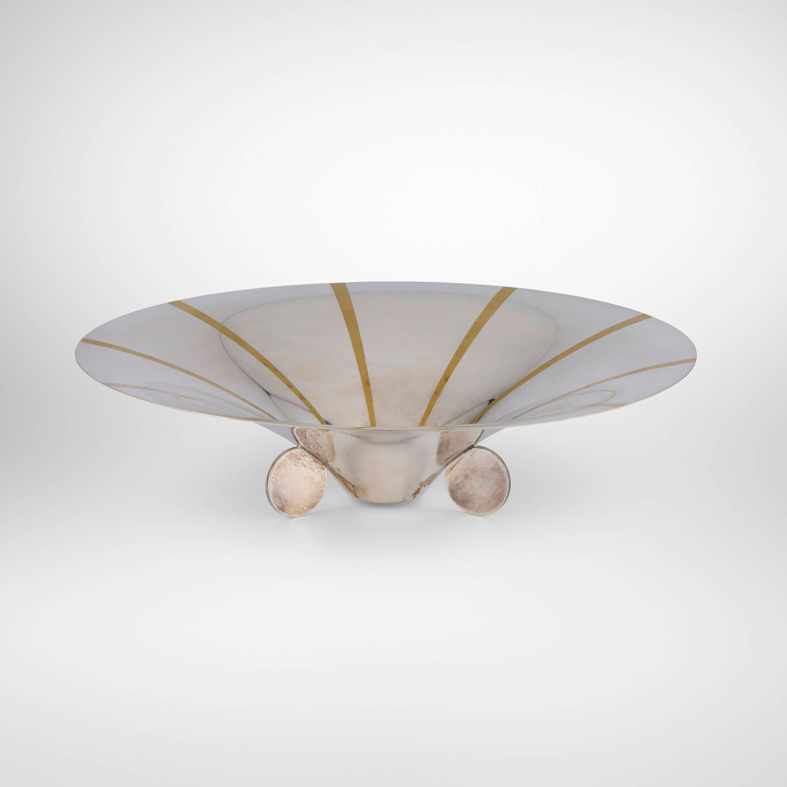 Wurttembergische Metallwarenfabrik (WMF), Ikora centerpiece bowl (1 of 3)