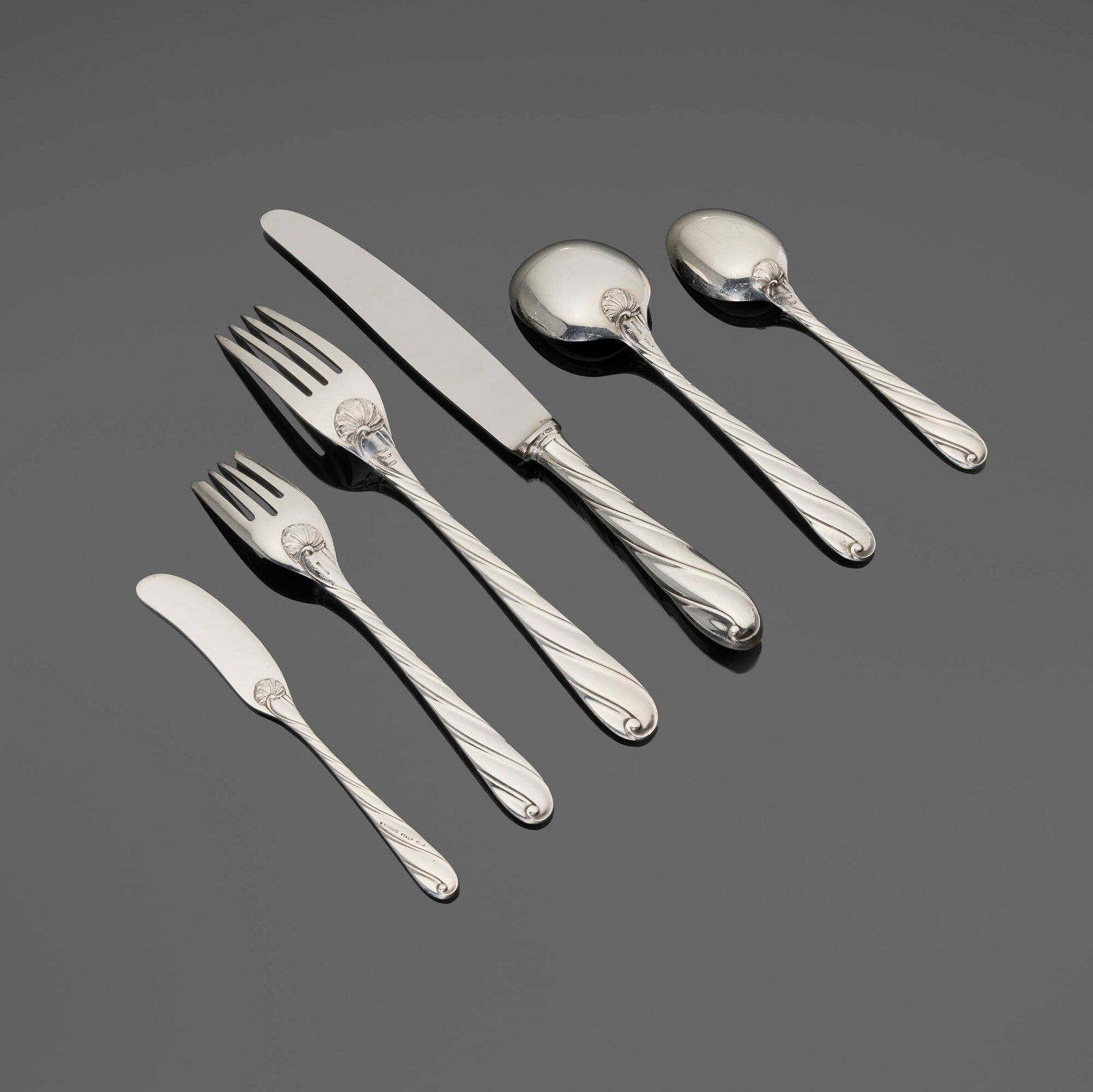 Buccellati, Torchon flatware service - 2