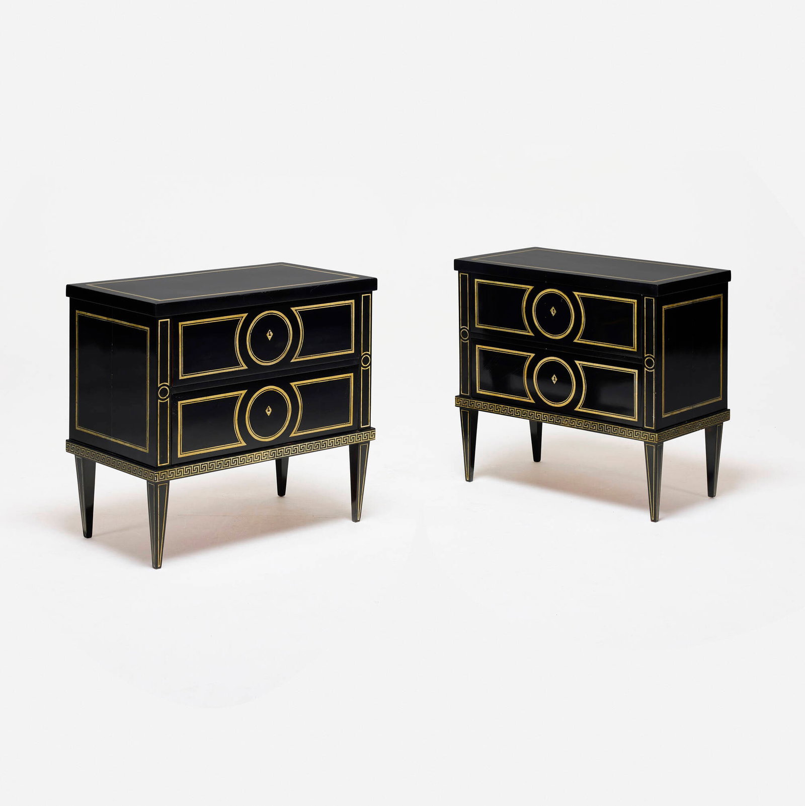 Neoclassical, Commodes, pair - 3