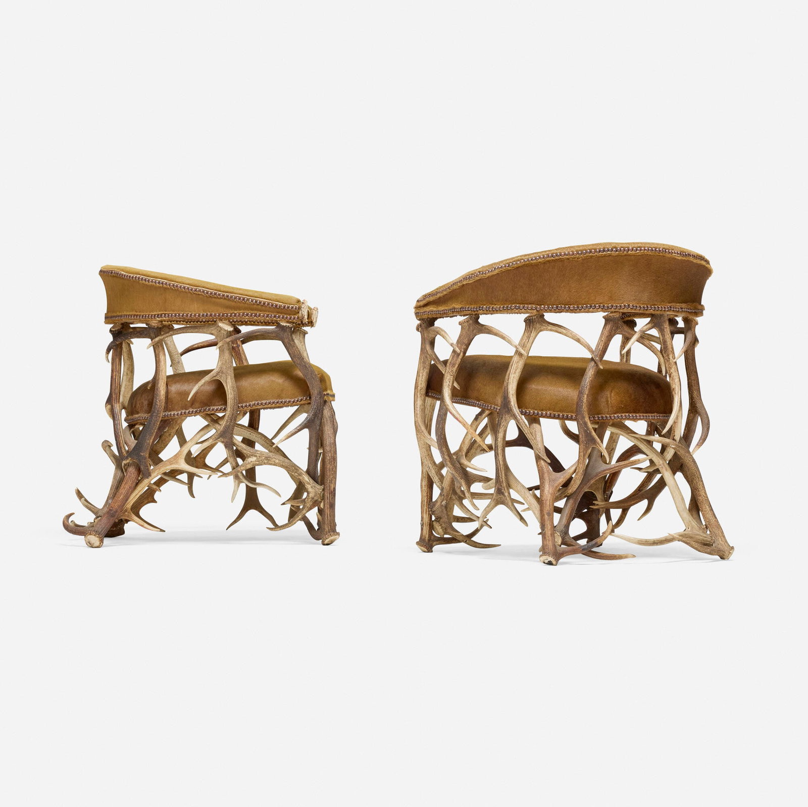 Rustic, Lounge chairs, pair - 3