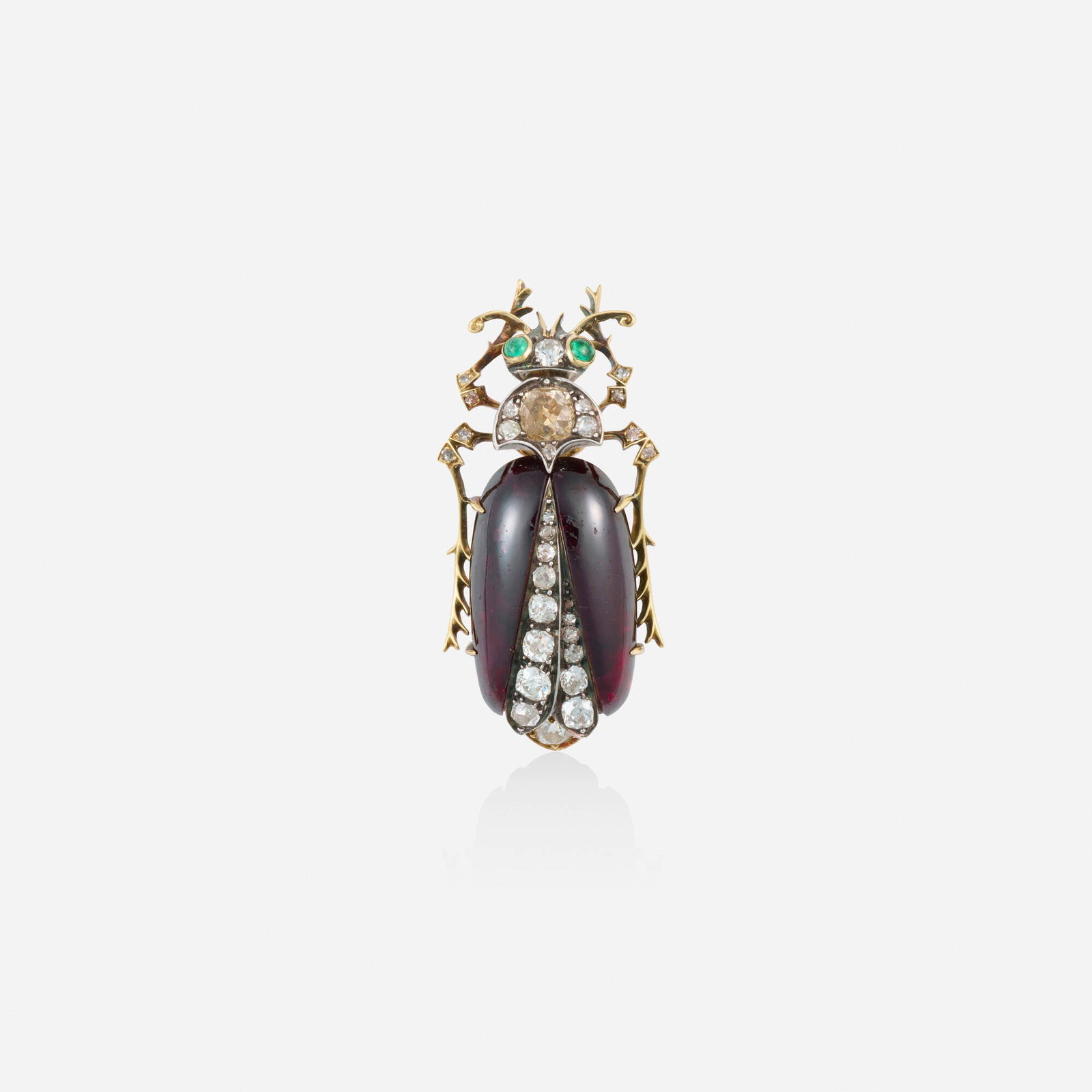 Victorian, Diamond and multi-gem brooch (1 of 2)