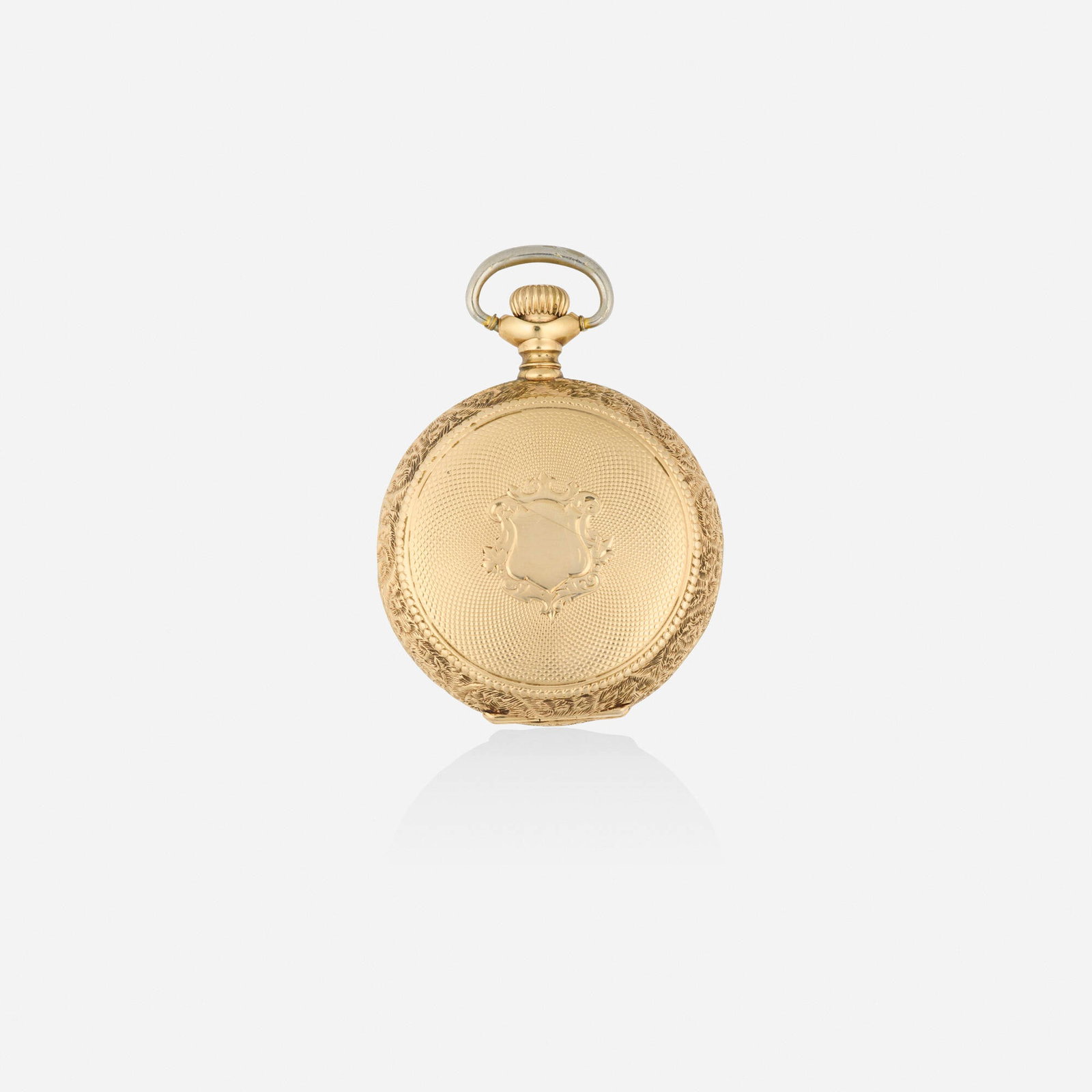 Elgin National Watch Company, Antique gold pocket watch: Elgin National Watch Company Antique gold pocket watch With Roman numeral hours and seconds sub-dial Dial: White and blue Movement: Manual wind Case Material: 14k yellow gold Case Size: