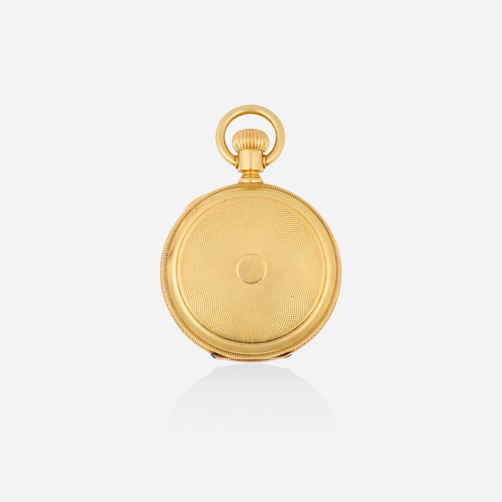 Tiffany & Co., Antique gold pocket watch: Tiffany & Co. Antique gold pocket watch With Roman numeral hours and seconds sub-dial Dial: White Movement: Manual wind Case Material: 18k yellow gold Case Size: 38 mm Thi