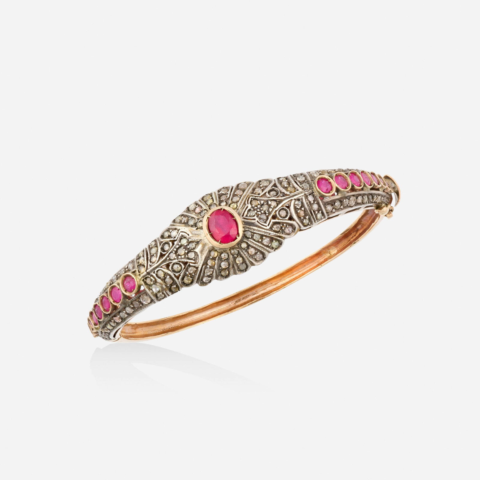Antique, Ruby and diamond bracelet (1 of 2)