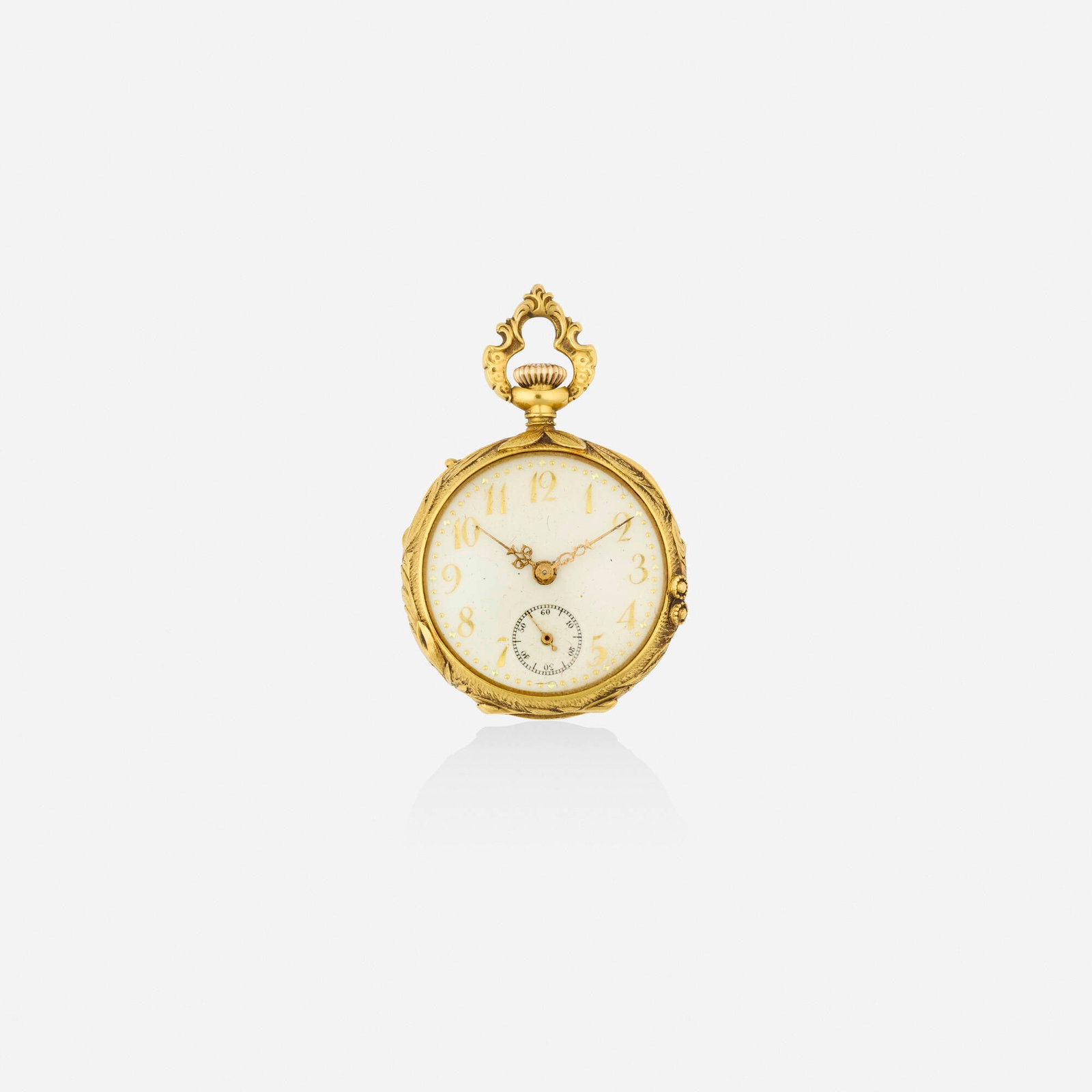 Art Nouveau, Gold pocket watch (1 of 2)