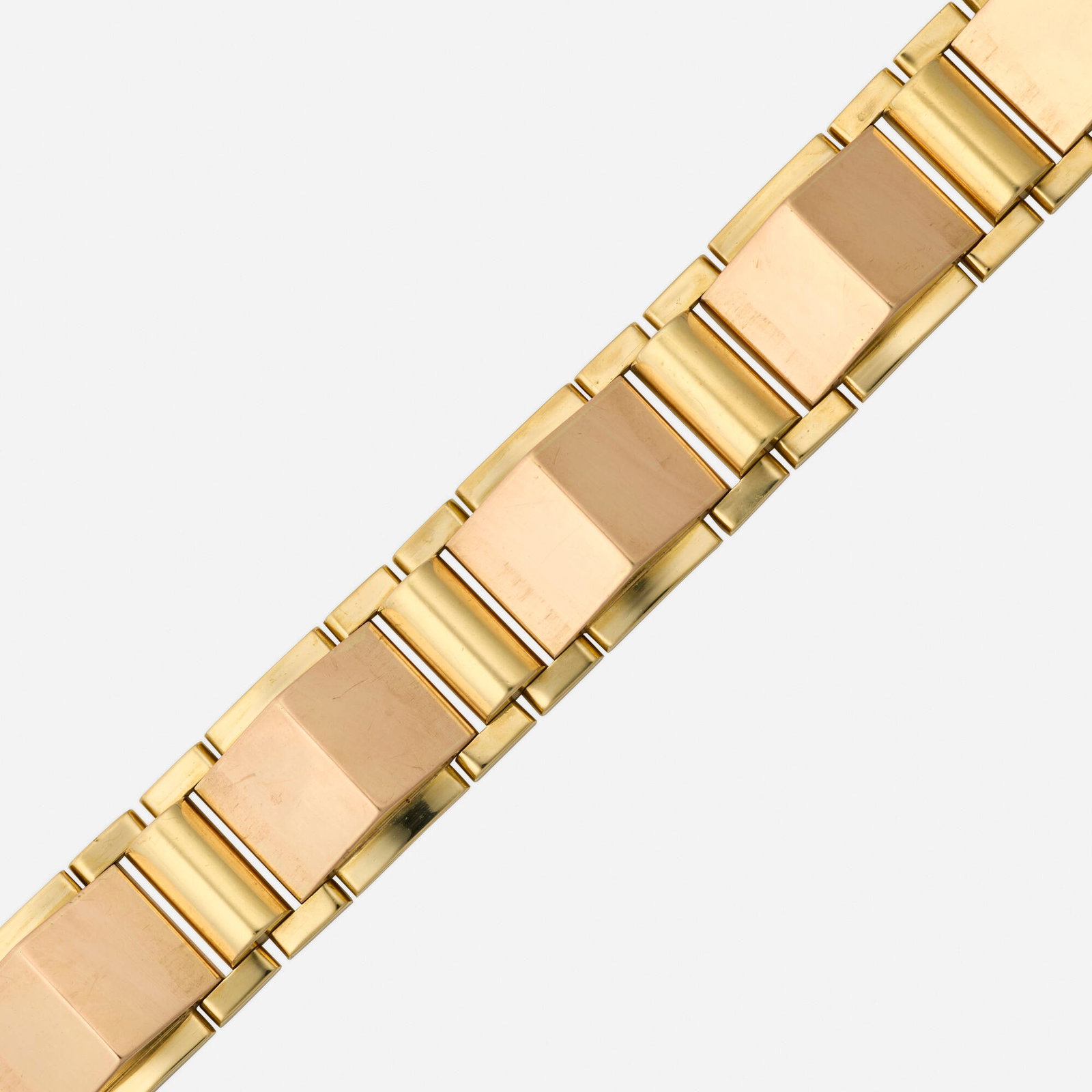 Retro, Bicolor gold bracelet (1 of 3)