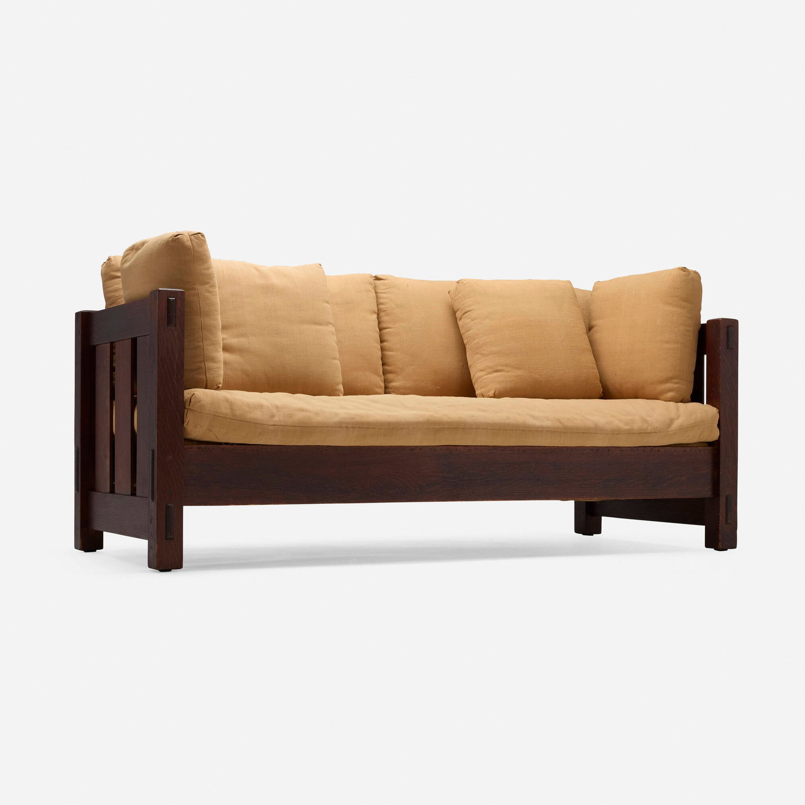 Gustav Stickley, Even-arm settle, model 208 - 2