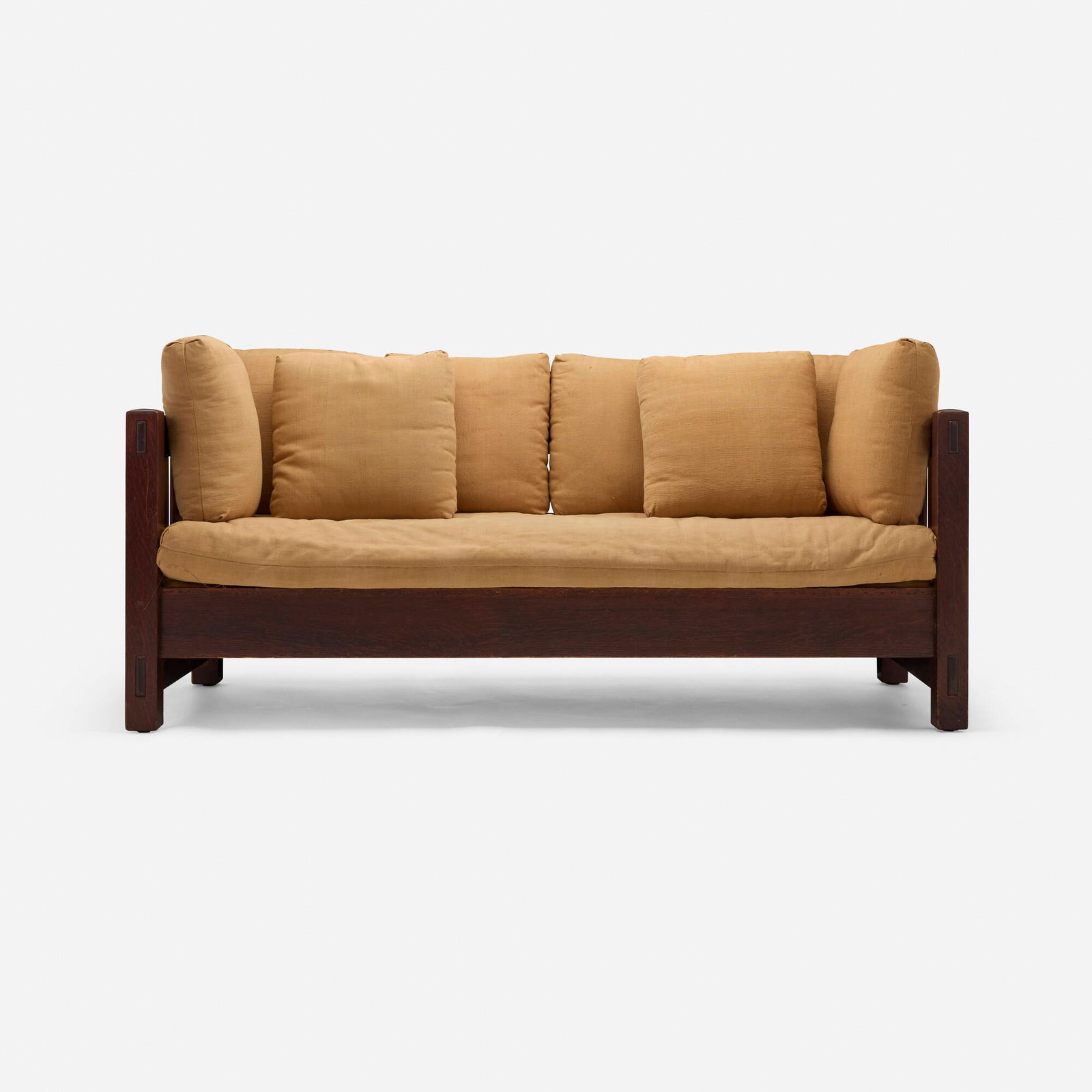 Gustav Stickley, Even-arm settle, model 208 - 3