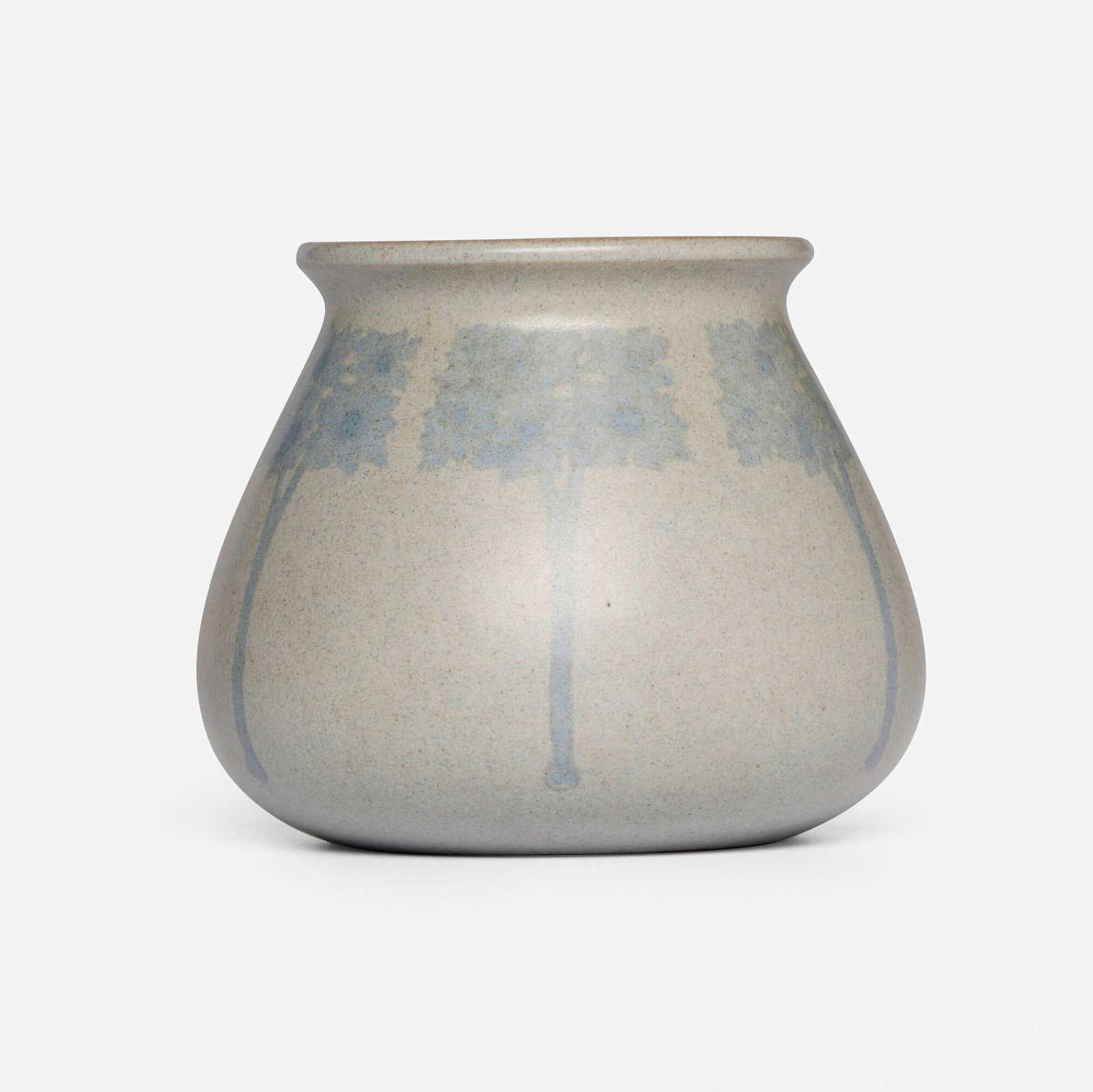 Arthur Hennessey and Sarah Tutt for Marblehead Pottery, Vase with stylized trees (1 of 3)