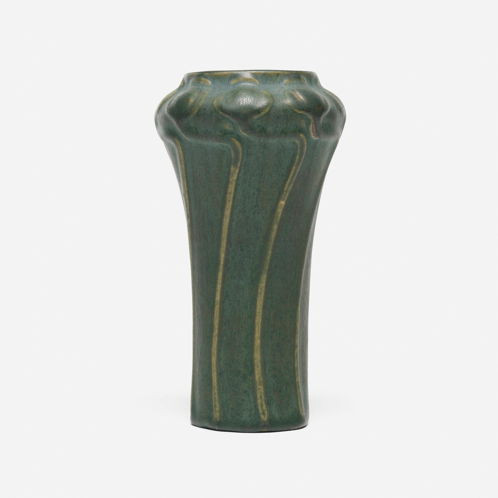Van Briggle Pottery, Vase with poppy seed pods (1 of 3)