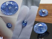 Vivid blue Sapphire, Ceylon, handcrafted, GIA 3.19 ct