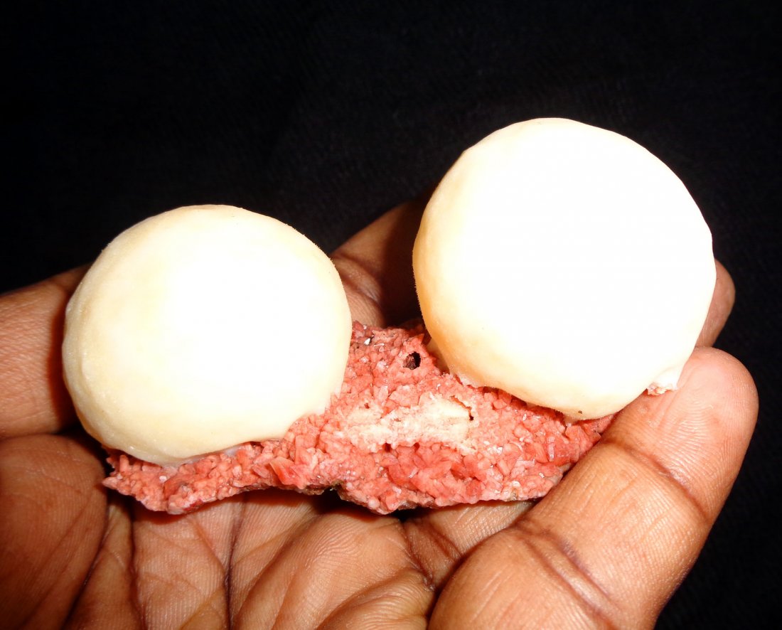 Thomsonite ball on Red Hulandite Matrix (1 of 3)