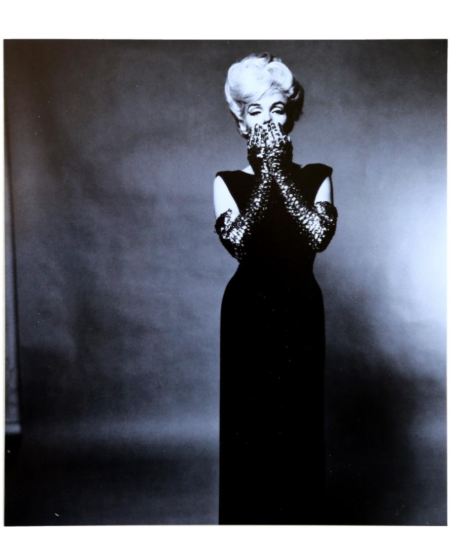 Marilyn Monroe: G-30 GN: Black and white photograph of Marilyn Monroe, Bert Stern, Stamped